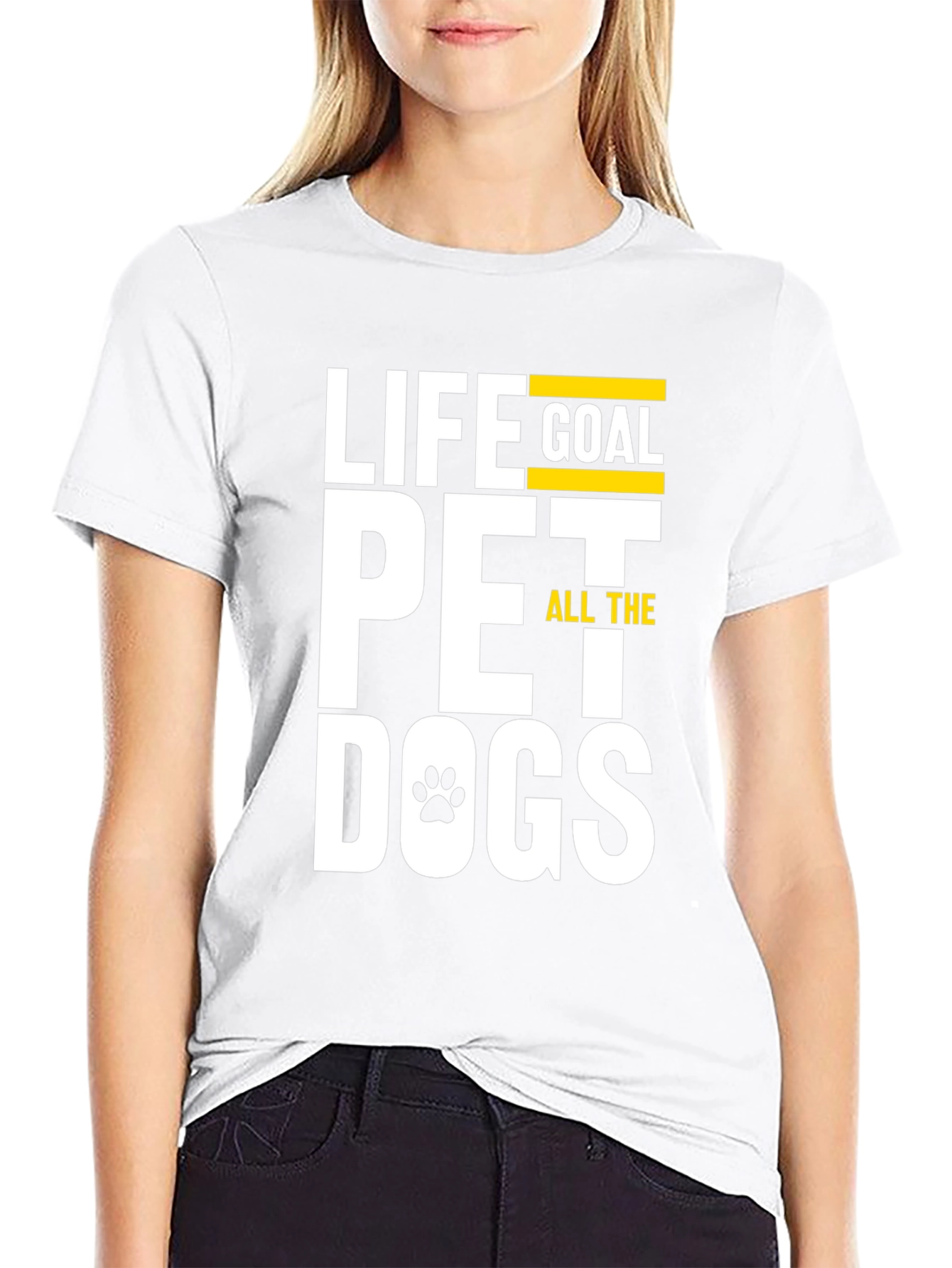 Life Goal Pet All The Dogs Graphic T-Shirt