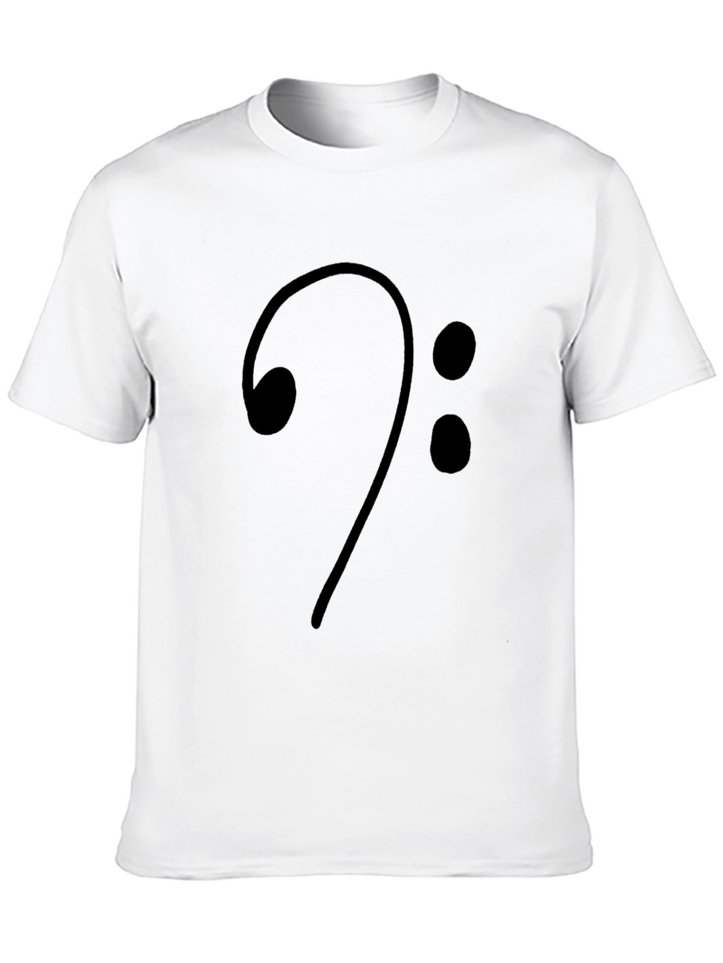 Bass Clef Music T-Shirt - Stylish Musical Apparel