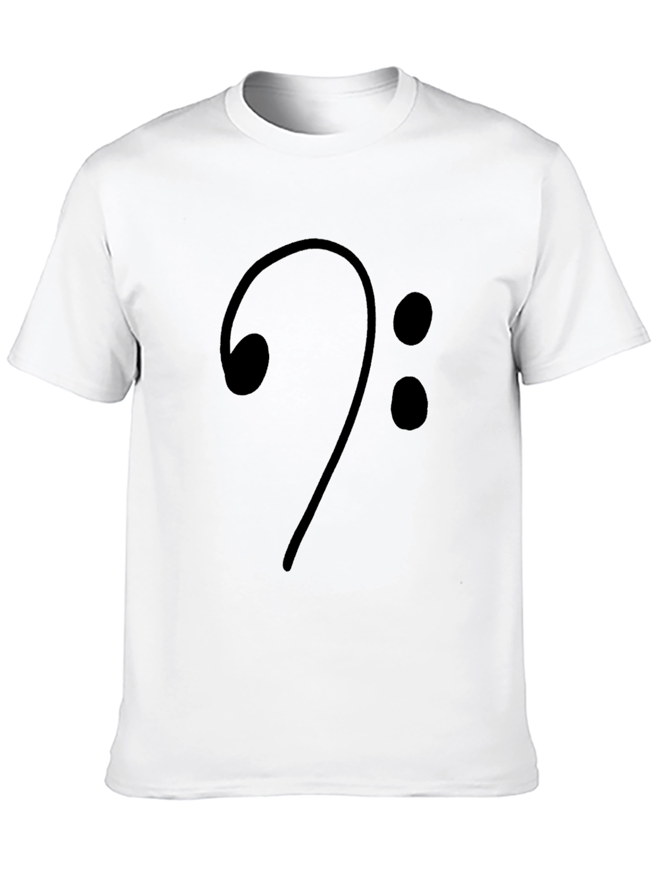 Bass Clef Music T-Shirt - Stylish Musical Apparel