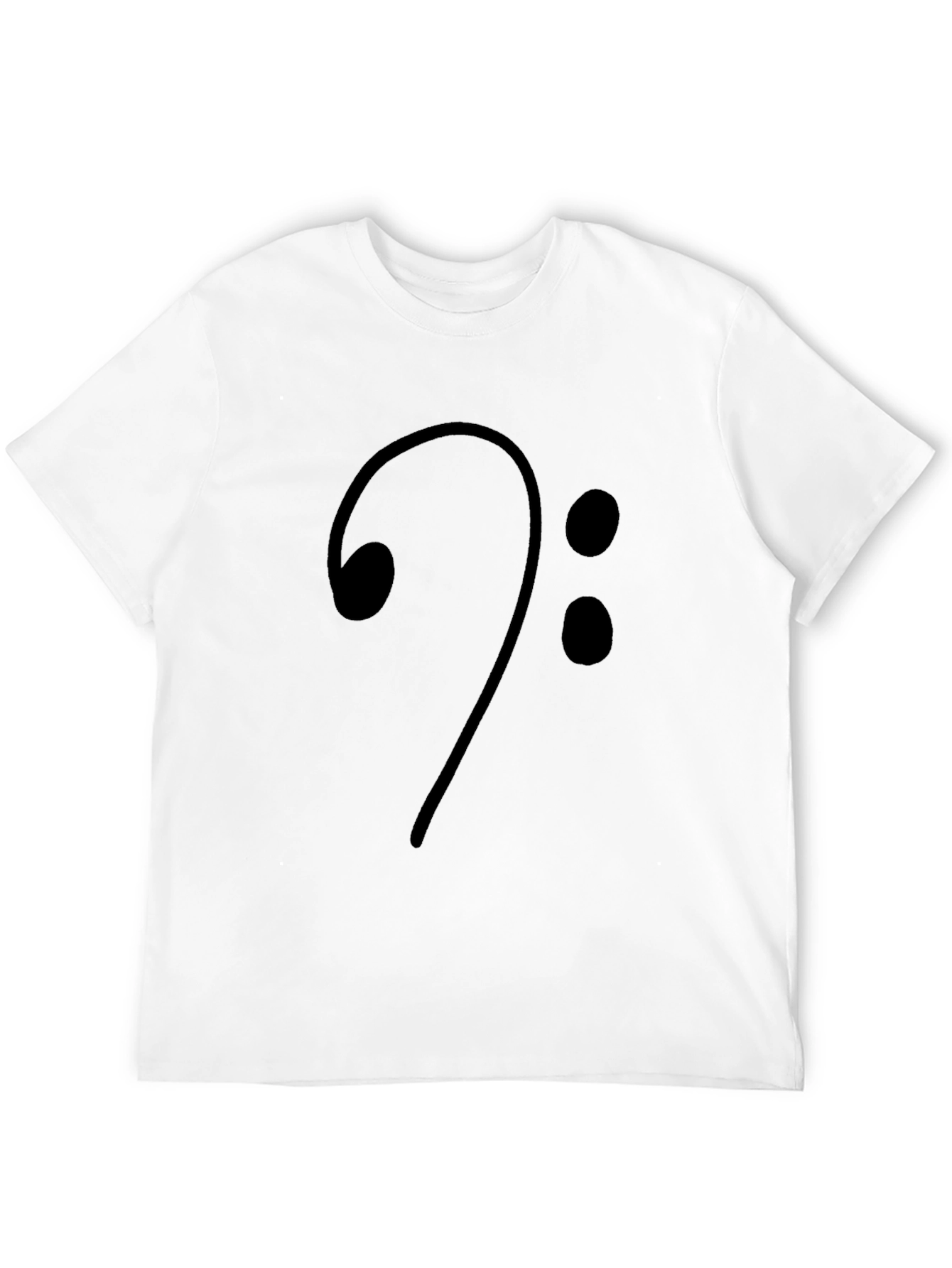 Bass Clef Music T-Shirt - Stylish Musical Apparel
