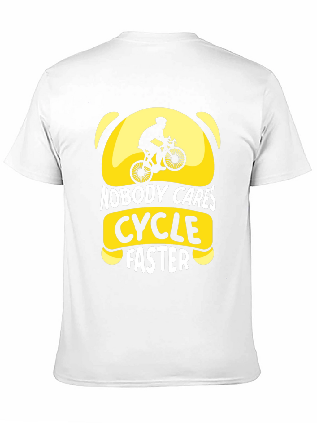 Nobody Cares Cycle Faster Graphic T-Shirt
