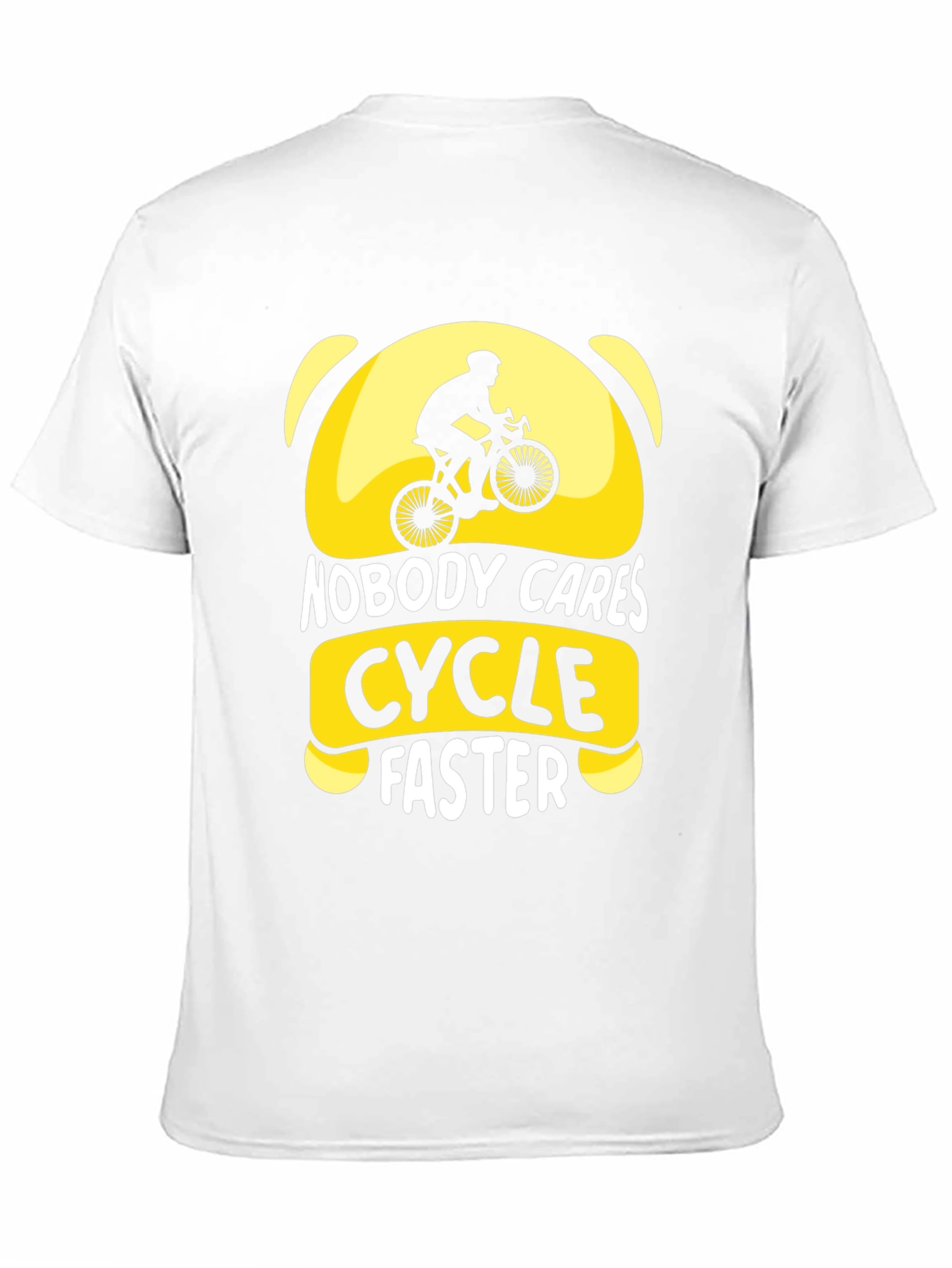 Nobody Cares Cycle Faster Graphic T-Shirt