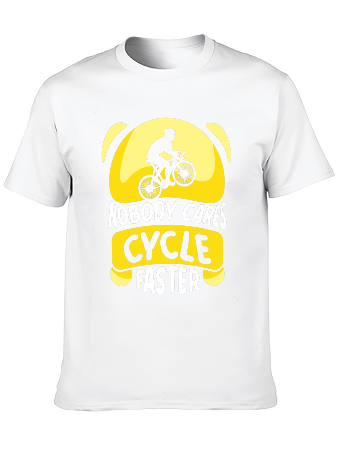 Nobody Cares Cycle Faster Graphic T-Shirt