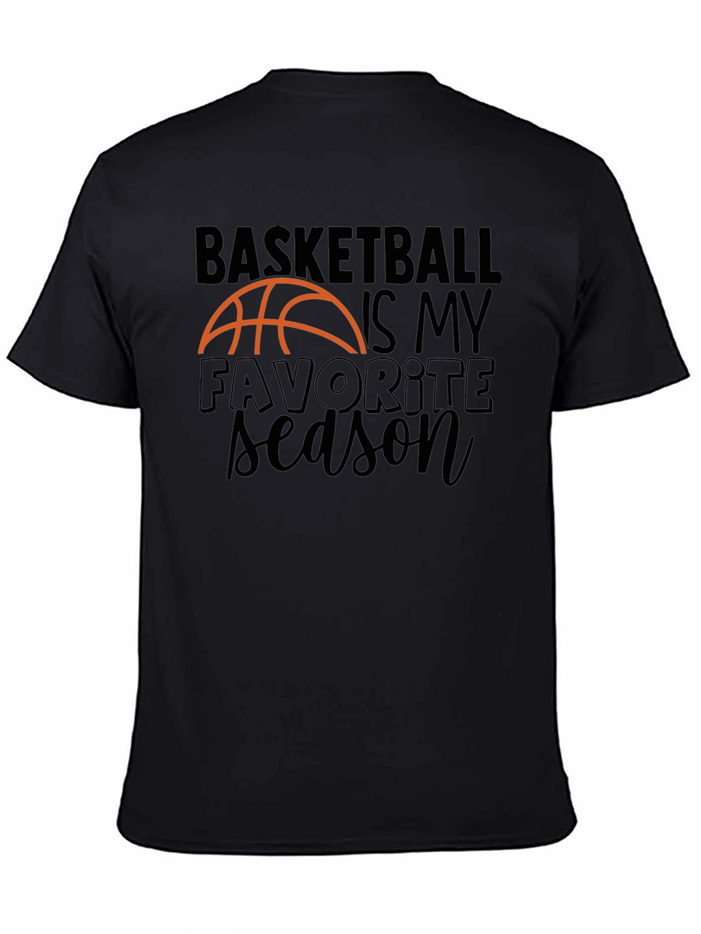 Basketball Season Graphic Tee - Sports Fan Apparel