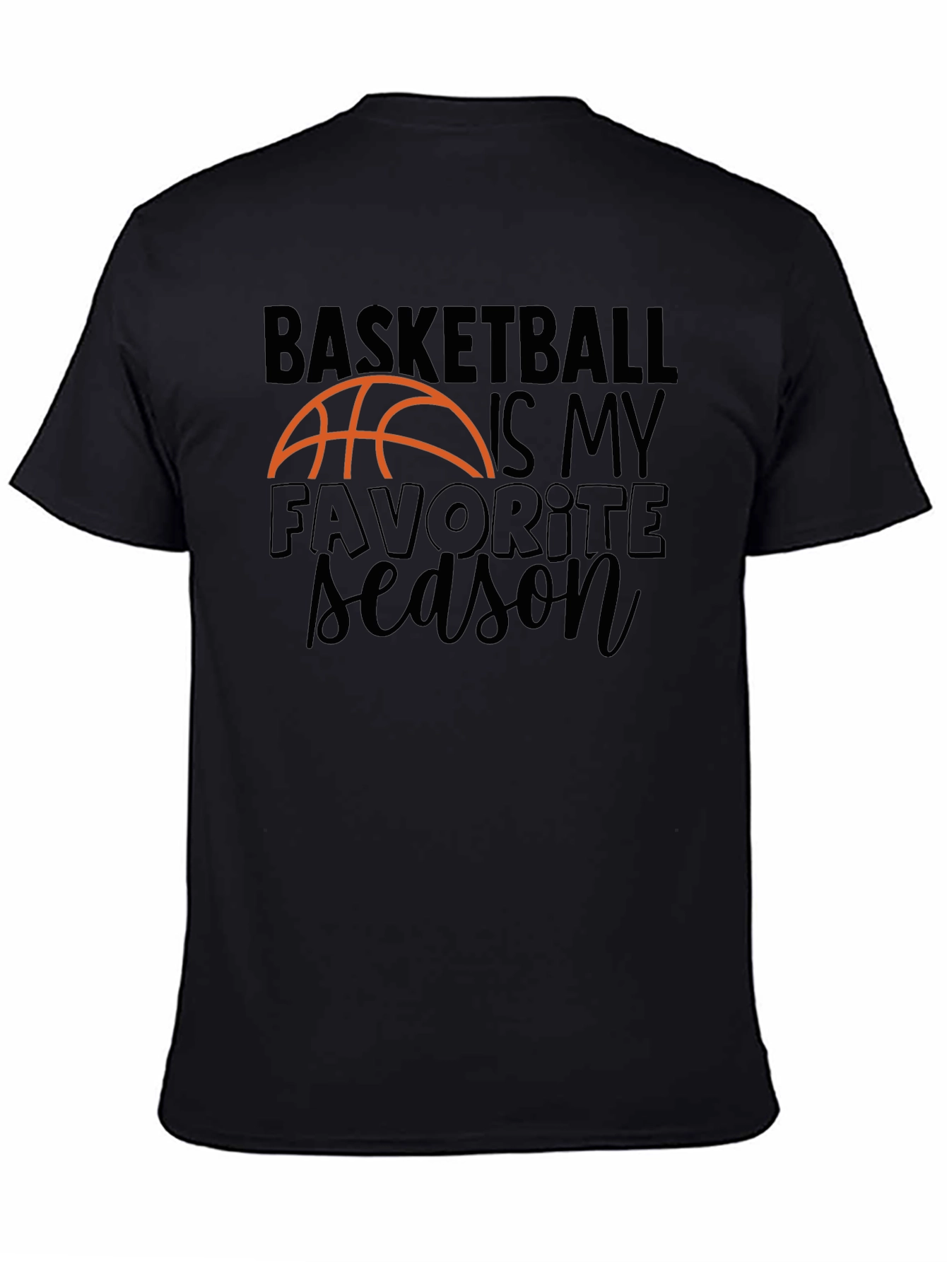 Basketball Season Graphic Tee - Sports Fan Apparel