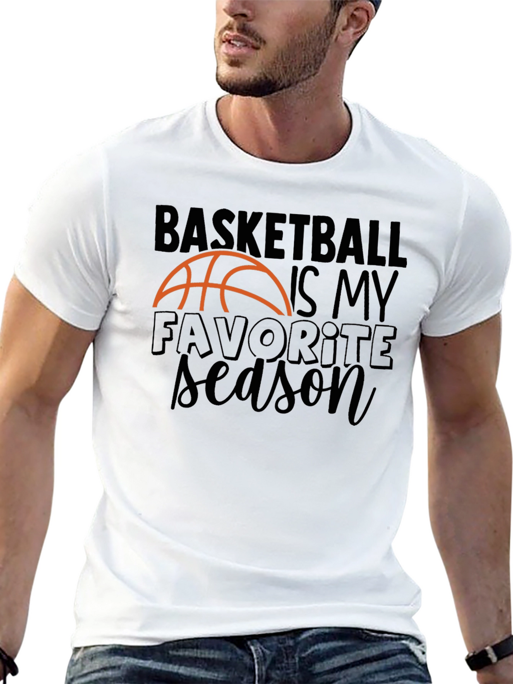 Basketball Season Graphic Tee - Sports Fan Apparel