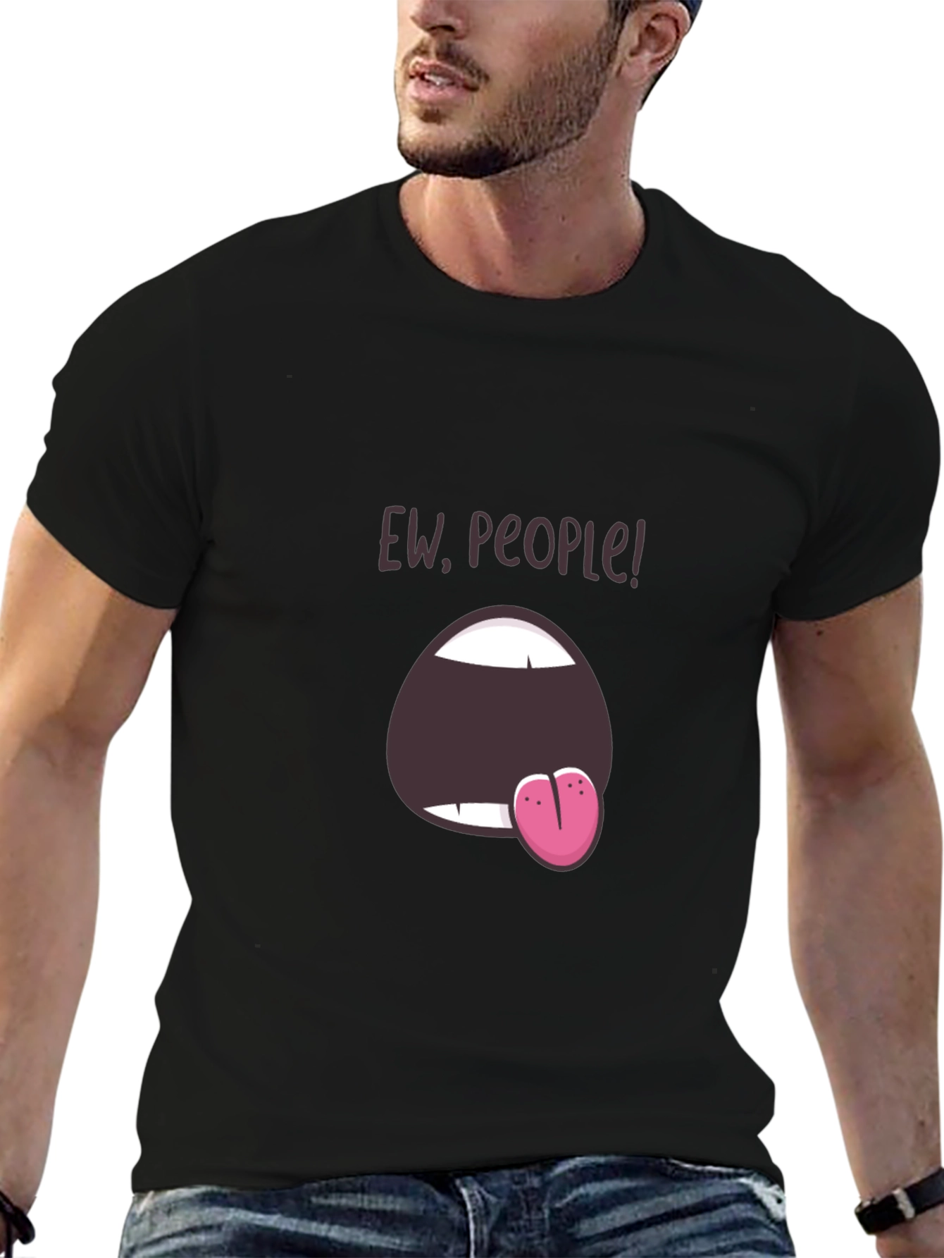 Ew People! Graphic Tee - Express Your Dislike!