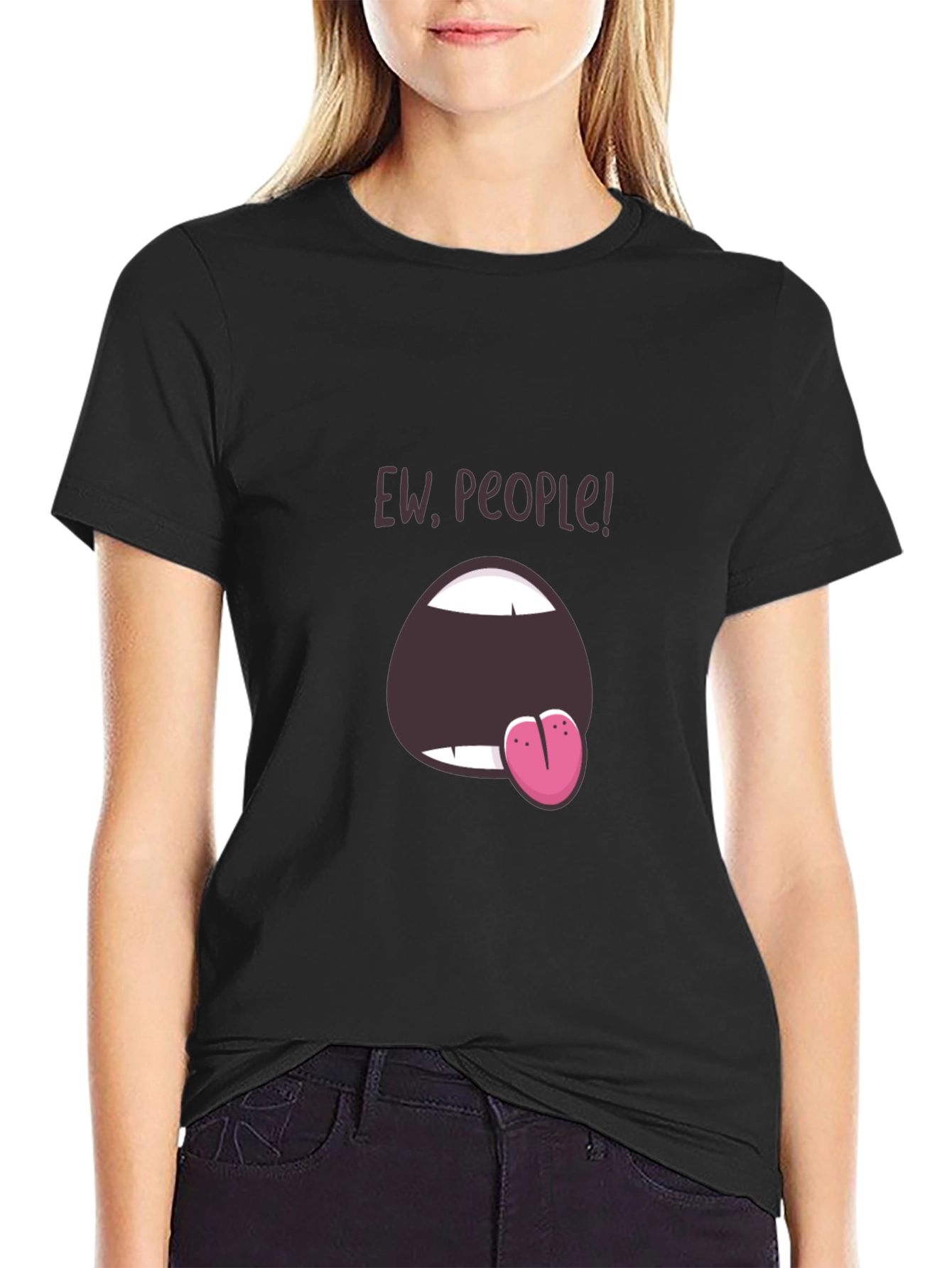 Ew People! Graphic Tee - Express Your Dislike!