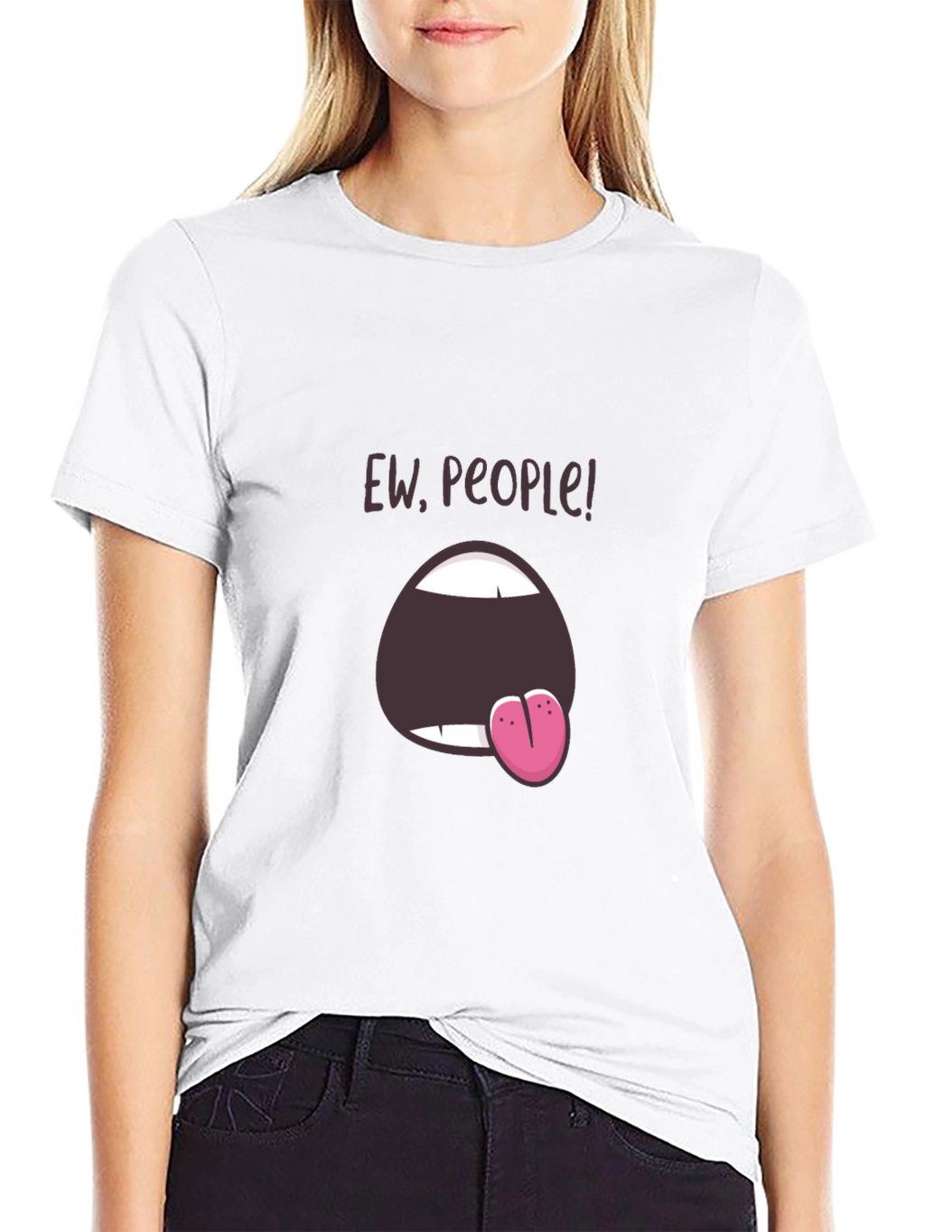 Ew People! Graphic Tee - Express Your Dislike!