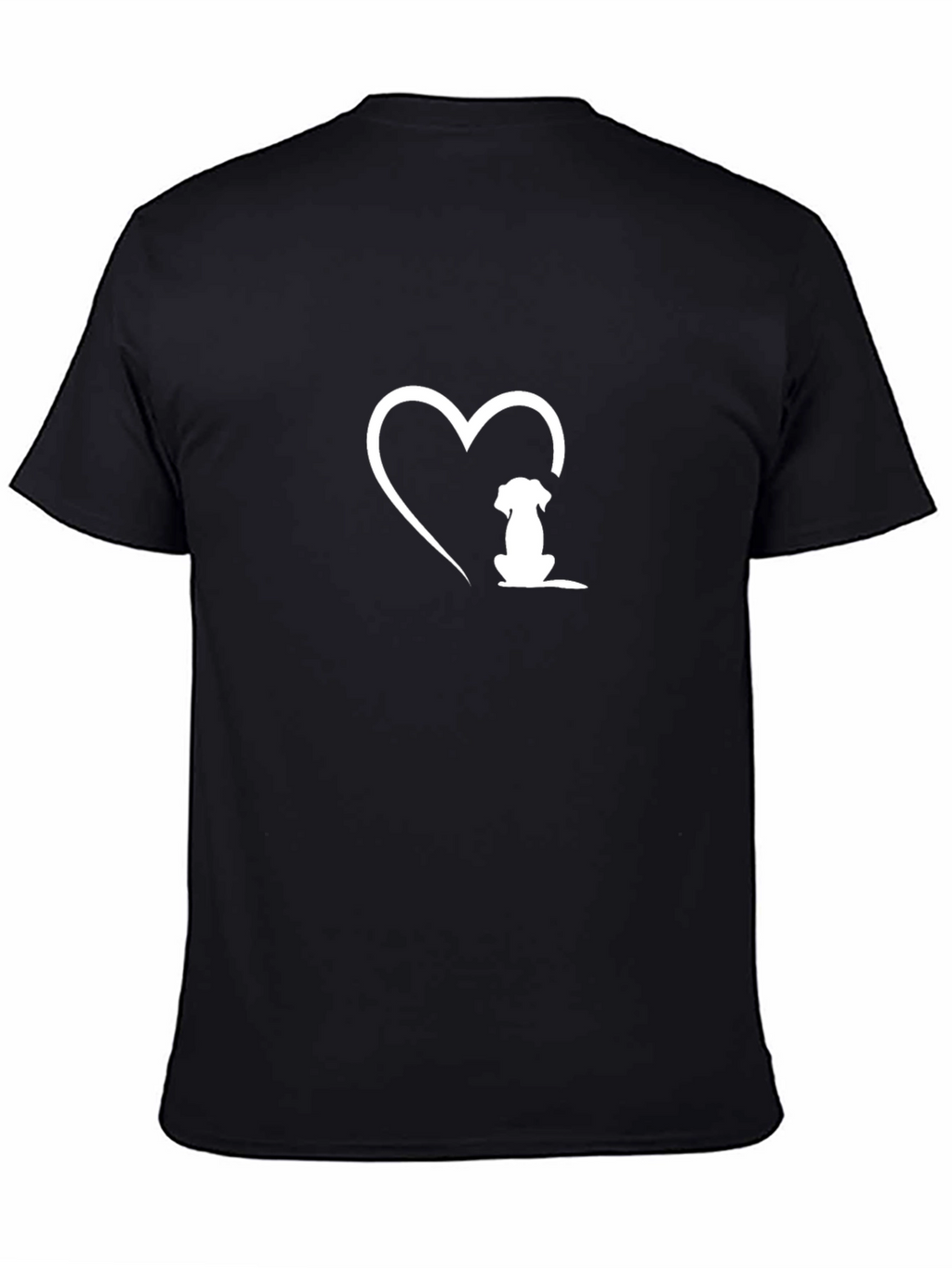 Dog Lover T-Shirt - Heart & Puppy Design