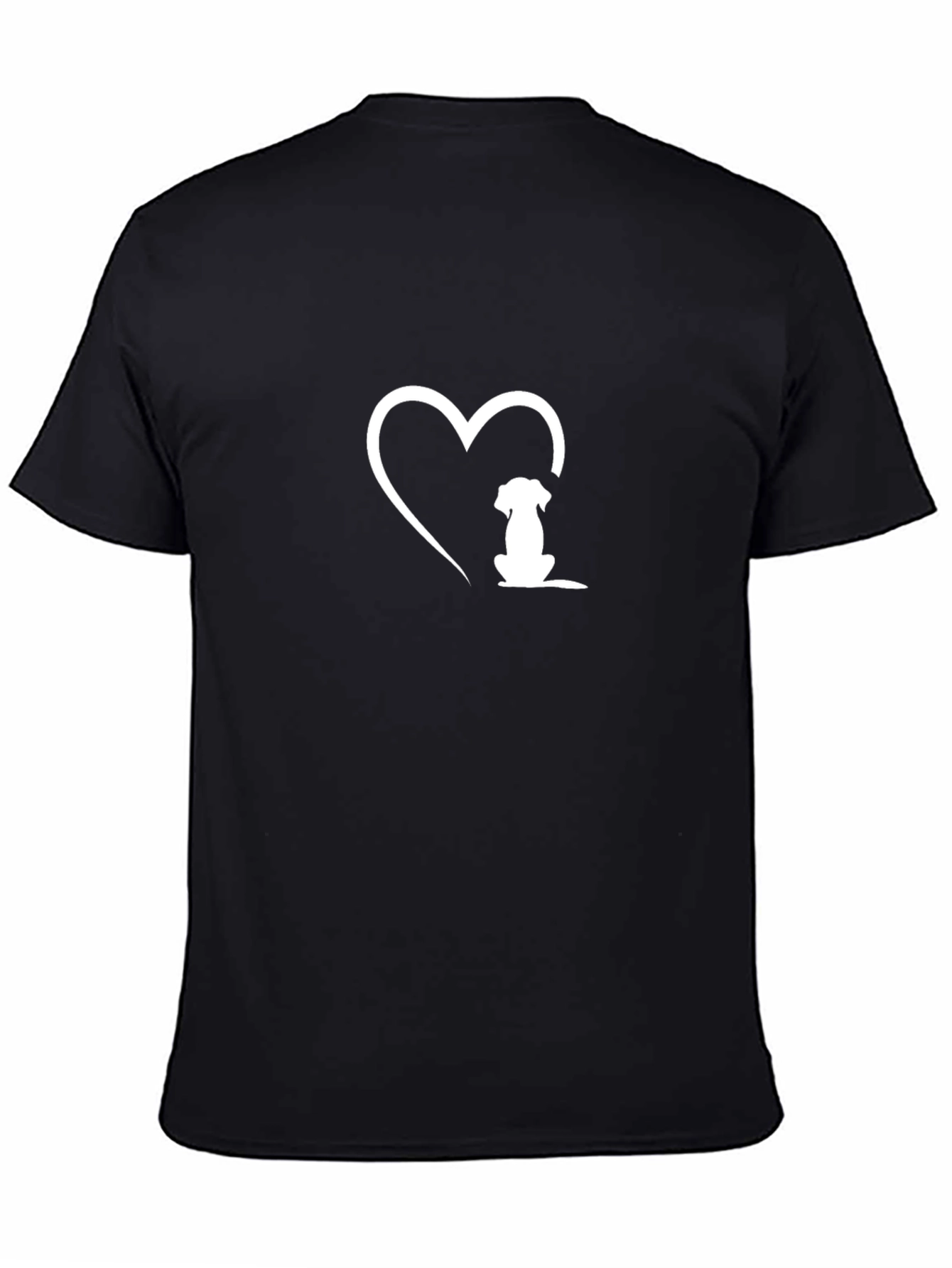 Dog Lover T-Shirt - Heart & Puppy Design