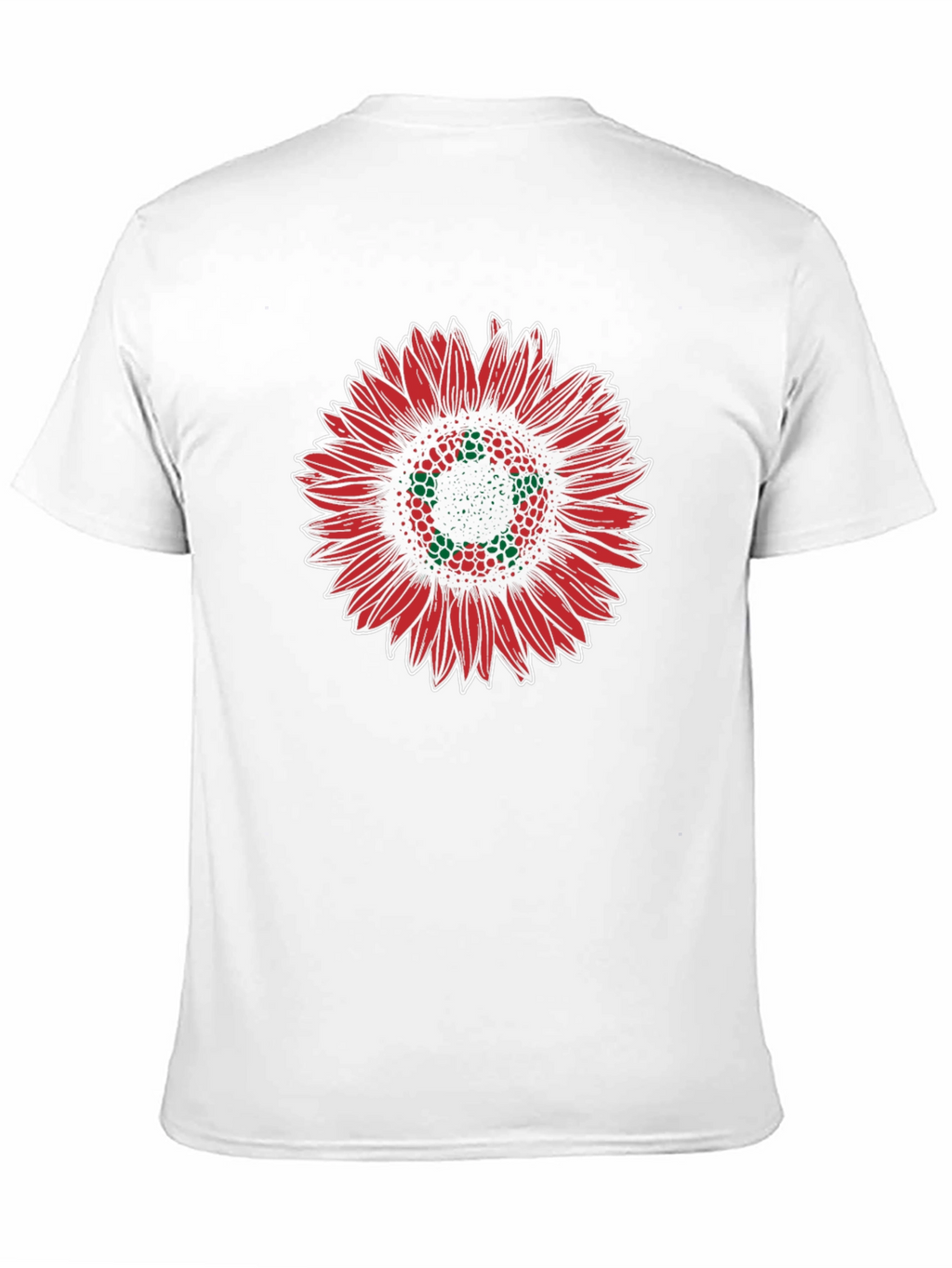 Red Sunflower Graphic Tee - Stylish Unisex T-Shirt