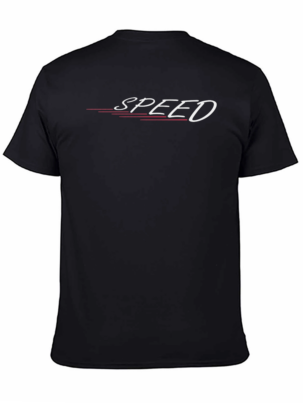 Mens Black SPEED Graphic Tee - Stylish Casual Wear