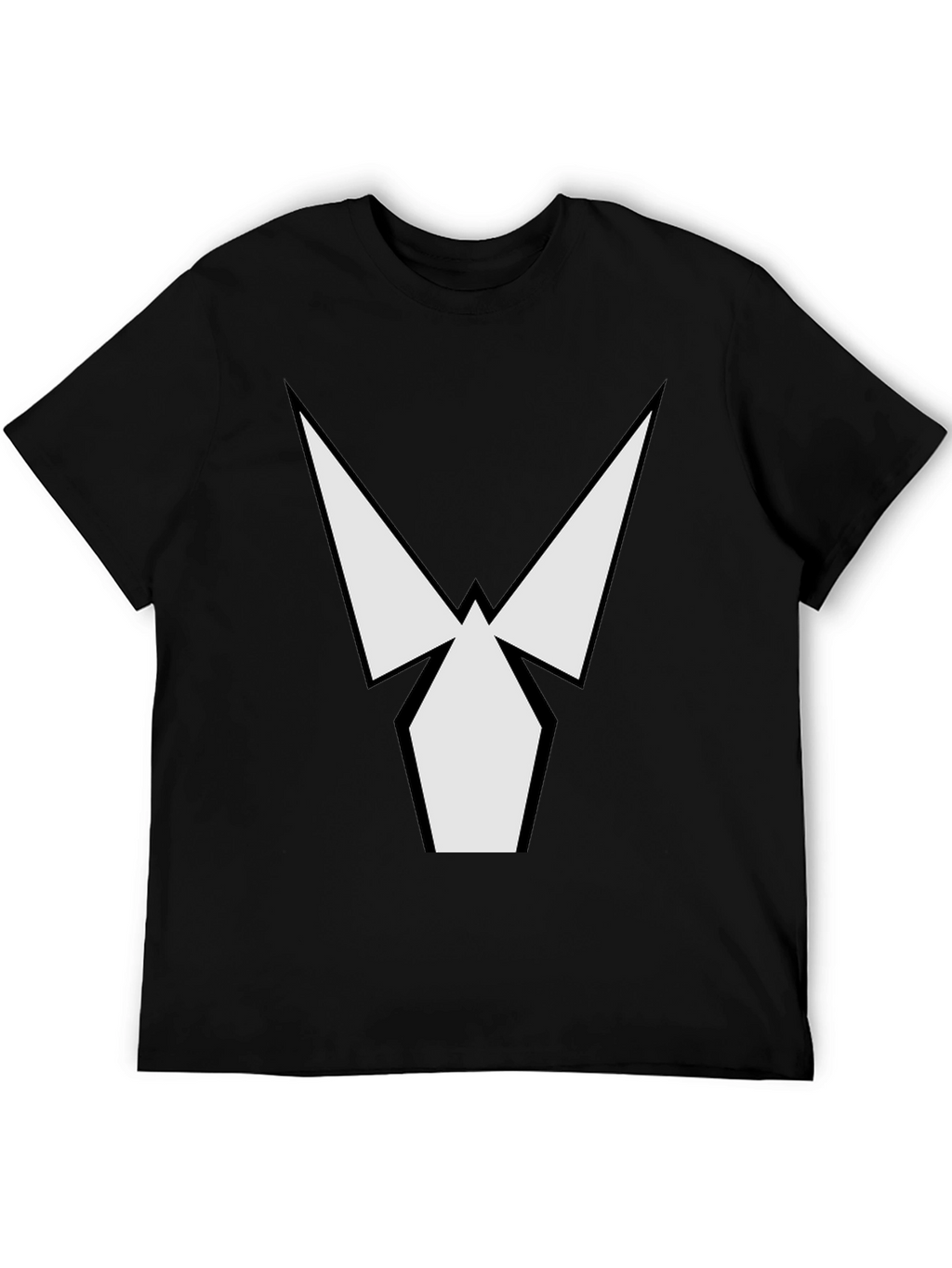 Geometric Graphic Black T-Shirt