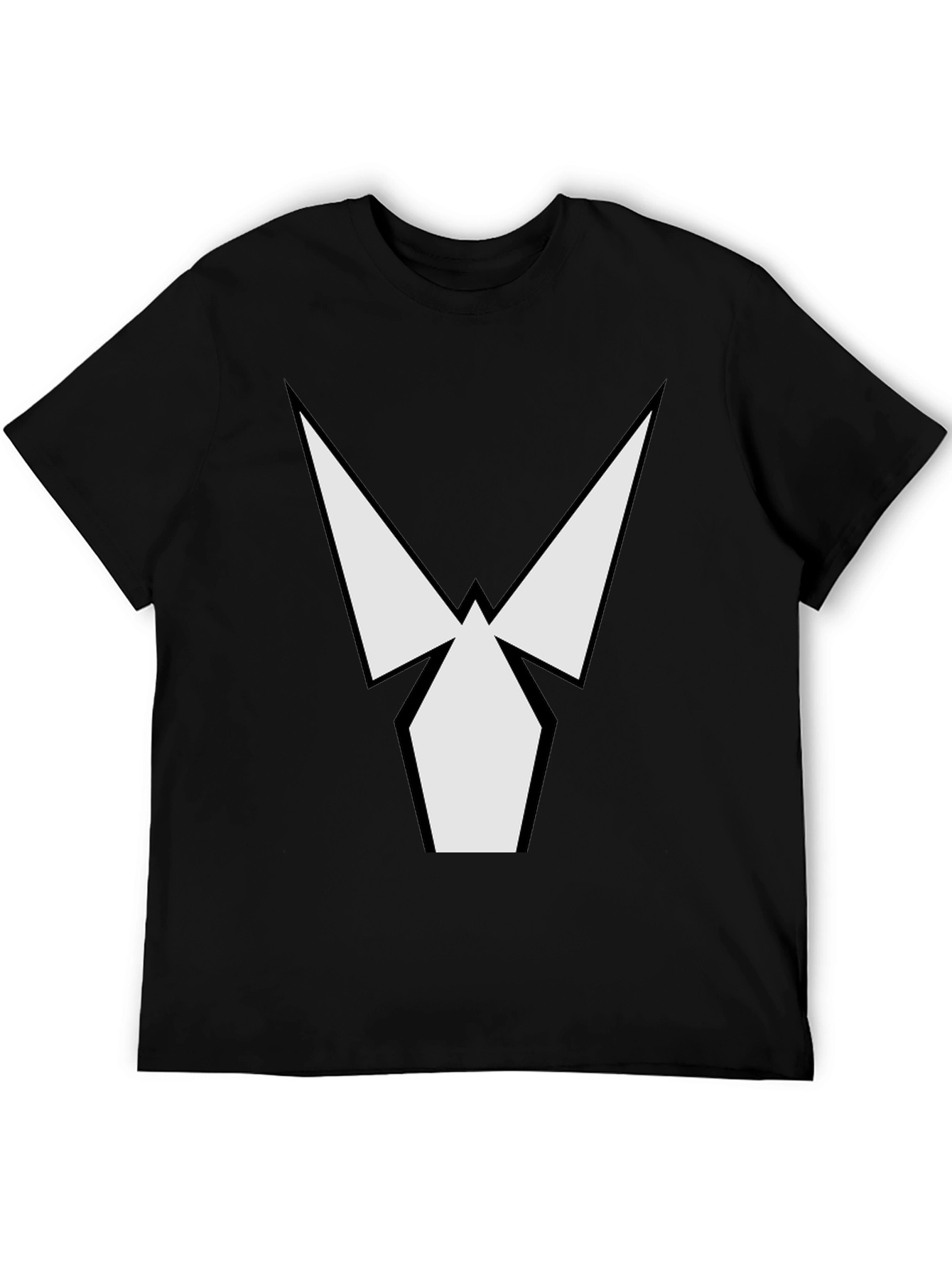 Geometric Graphic Black T-Shirt