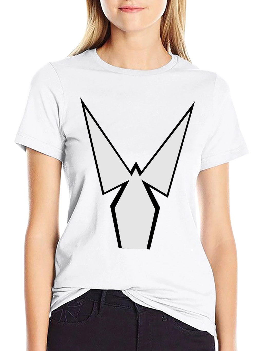 Geometric Graphic Black T-Shirt