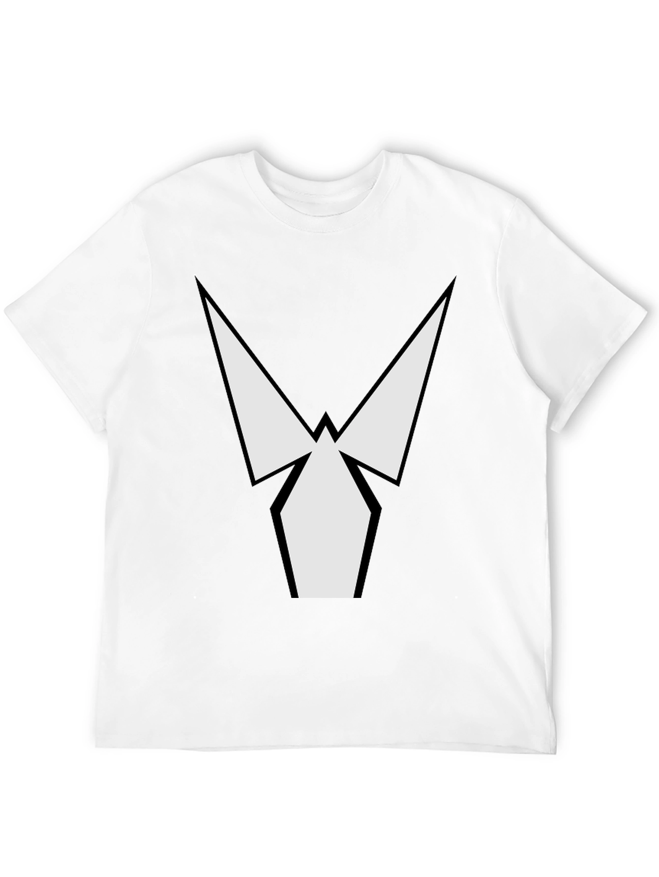 Geometric Graphic Black T-Shirt