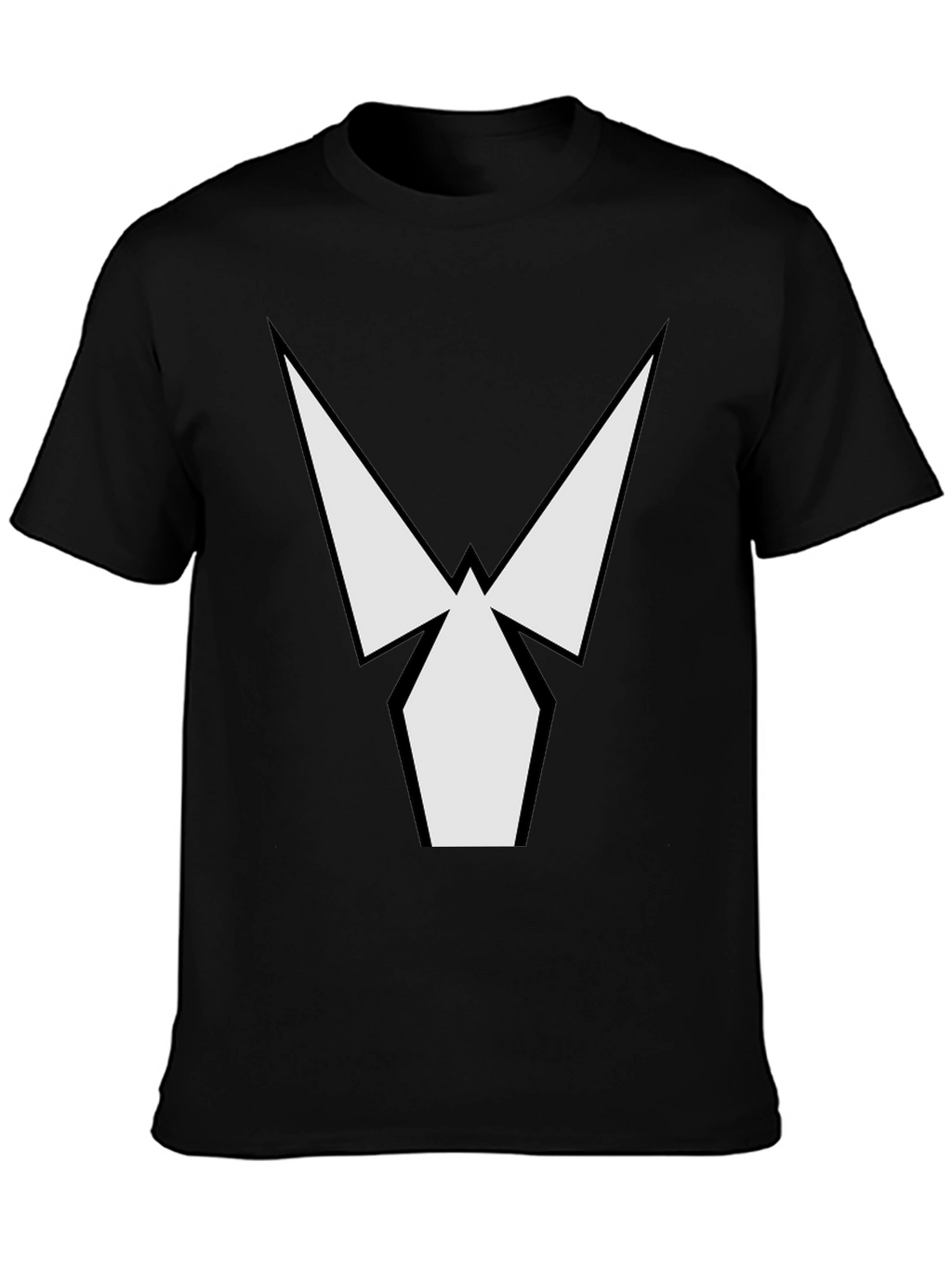 Geometric Graphic Black T-Shirt