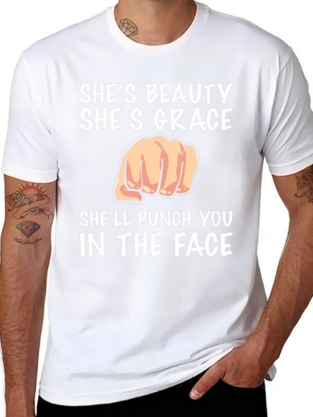 Shes Beauty Shes Grace Graphic Tee