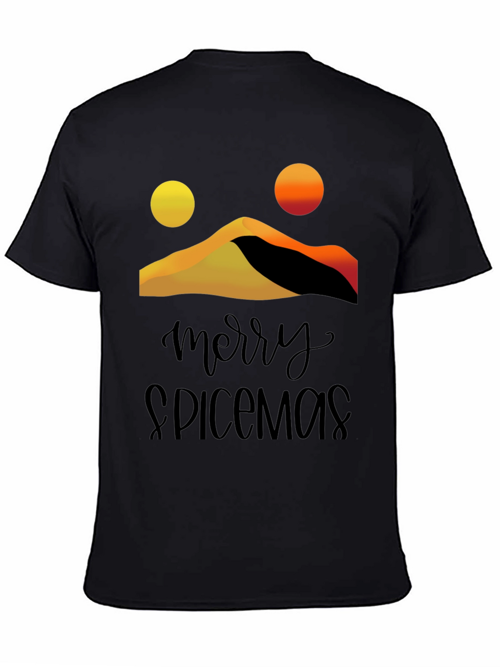 Merry Spicemas Black Graphic Tee