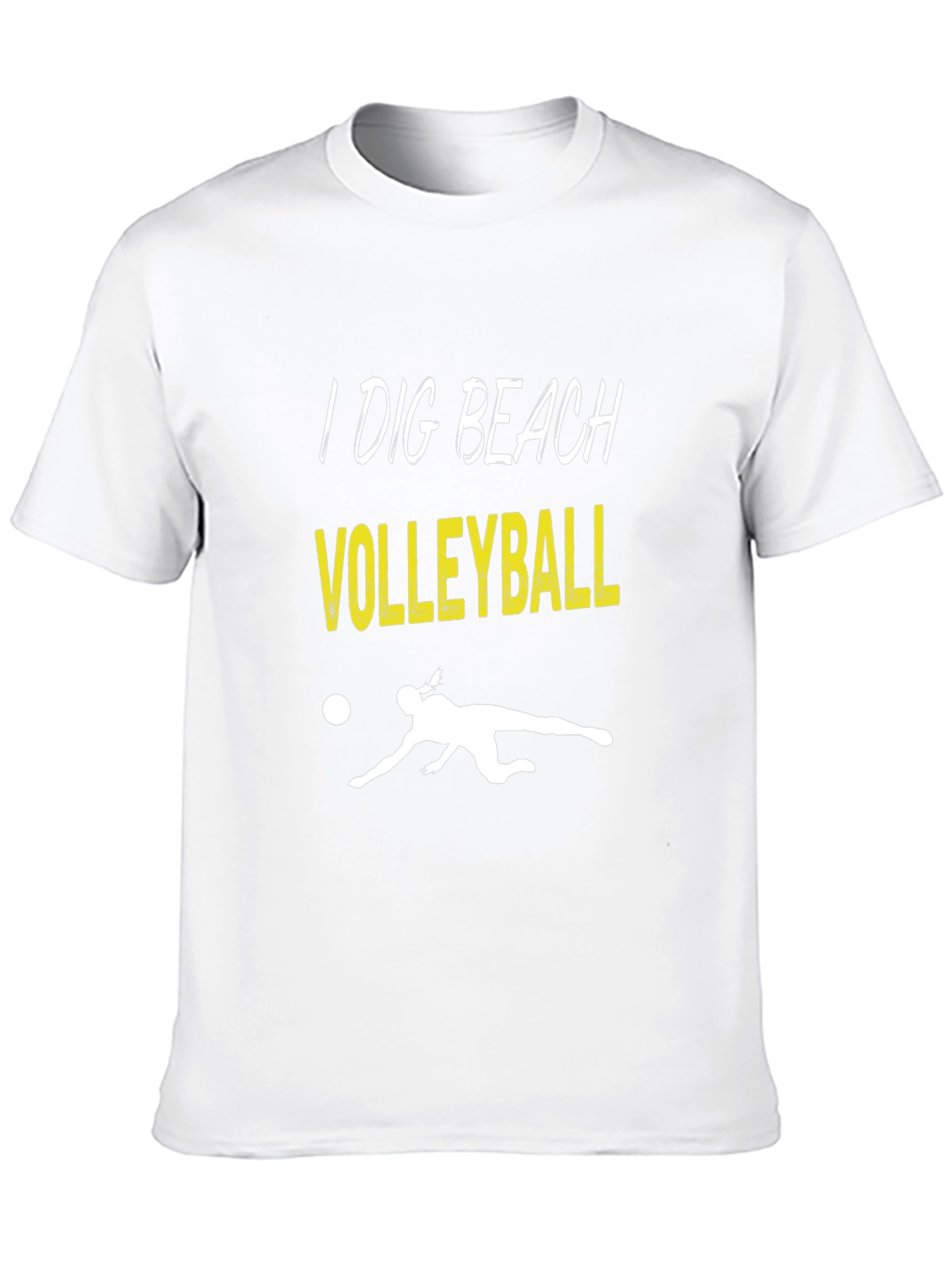 I Dig Beach Volleyball Graphic T-Shirt