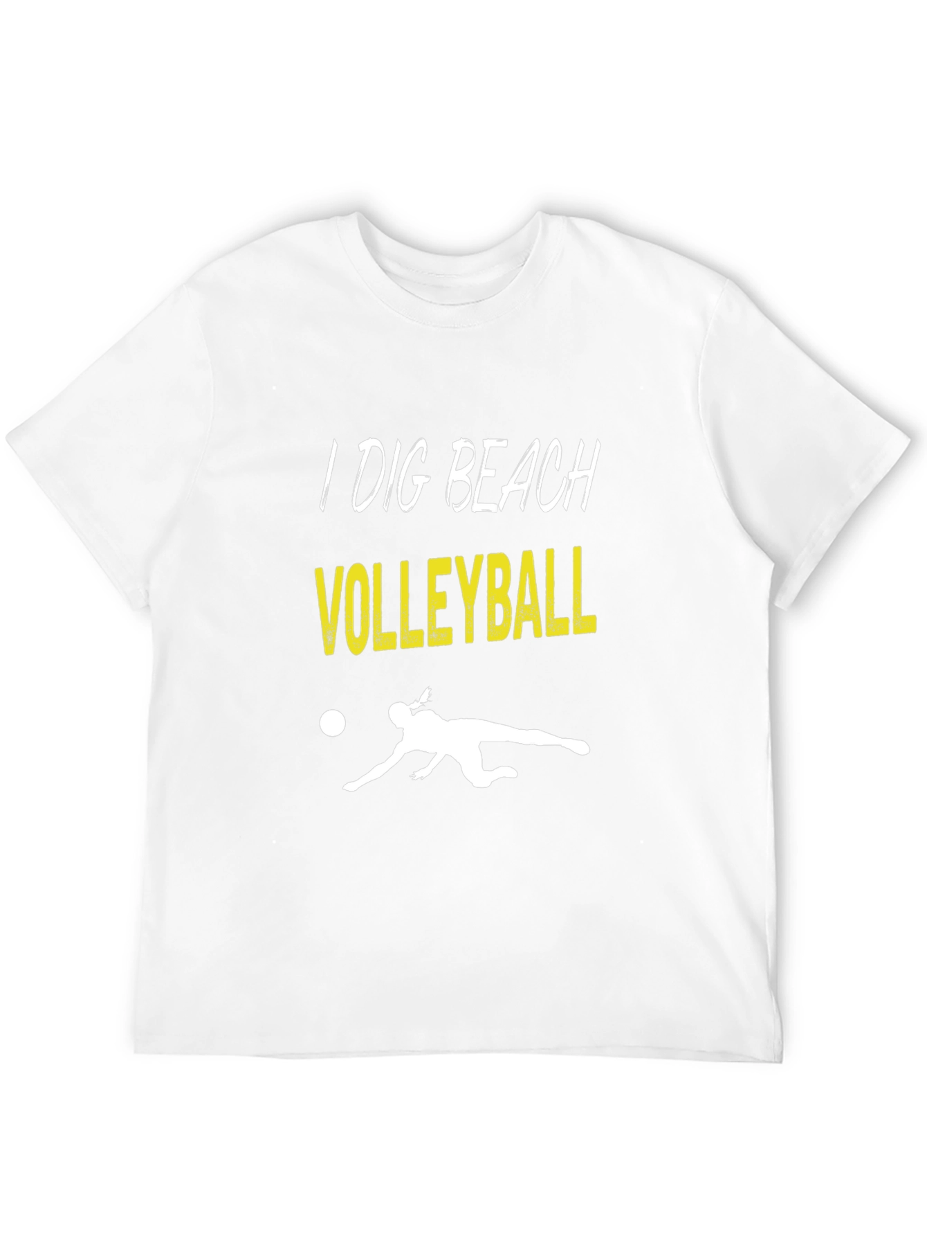 I Dig Beach Volleyball Graphic T-Shirt