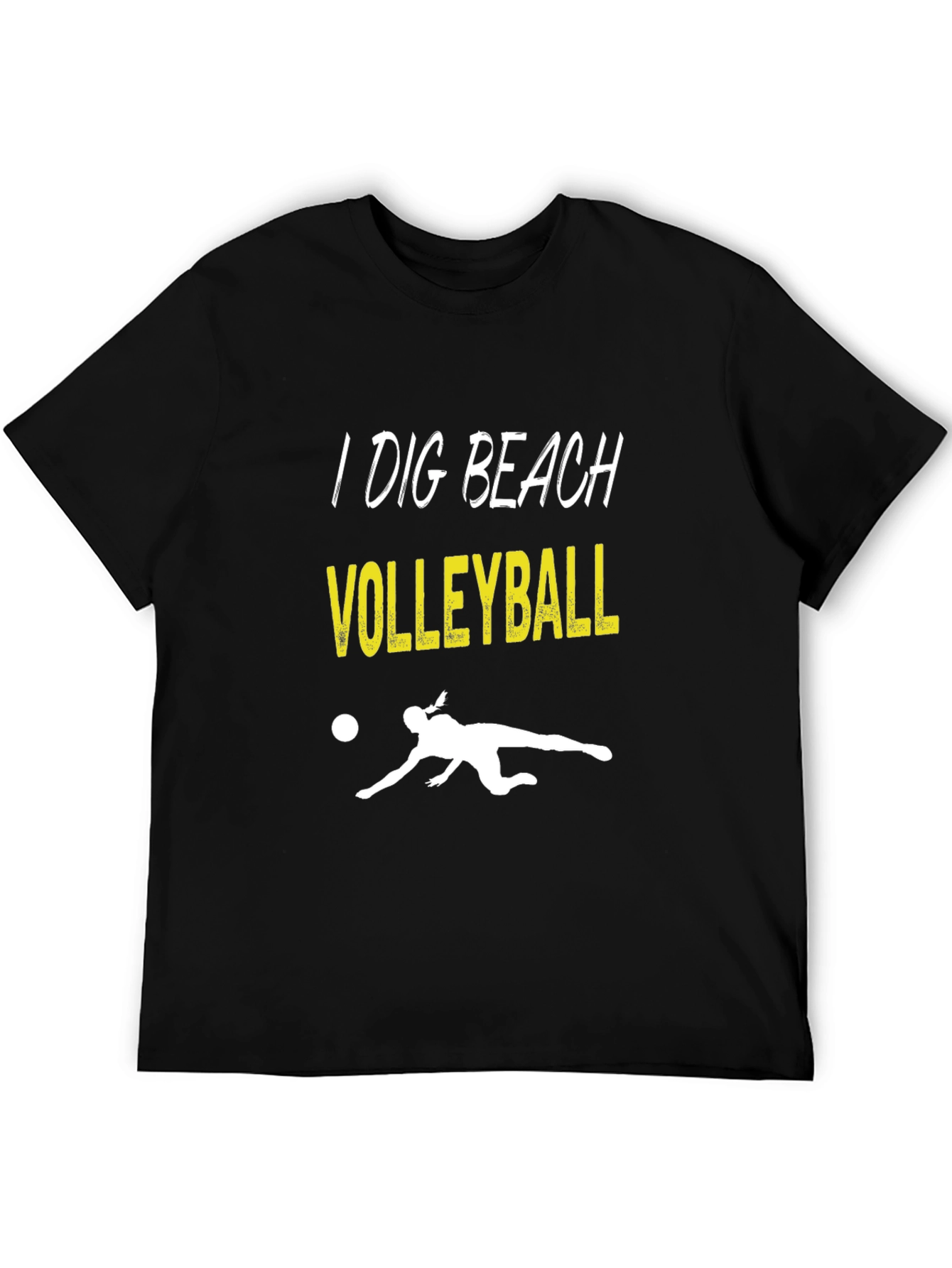 I Dig Beach Volleyball Graphic T-Shirt