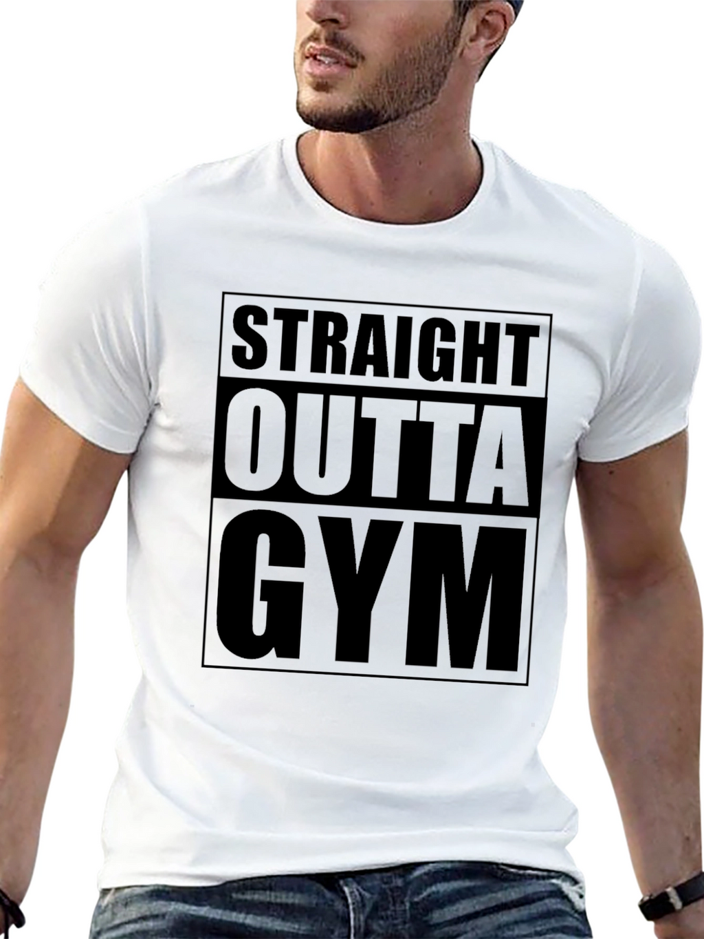 Straight Outta Gym - Mens Graphic Tee