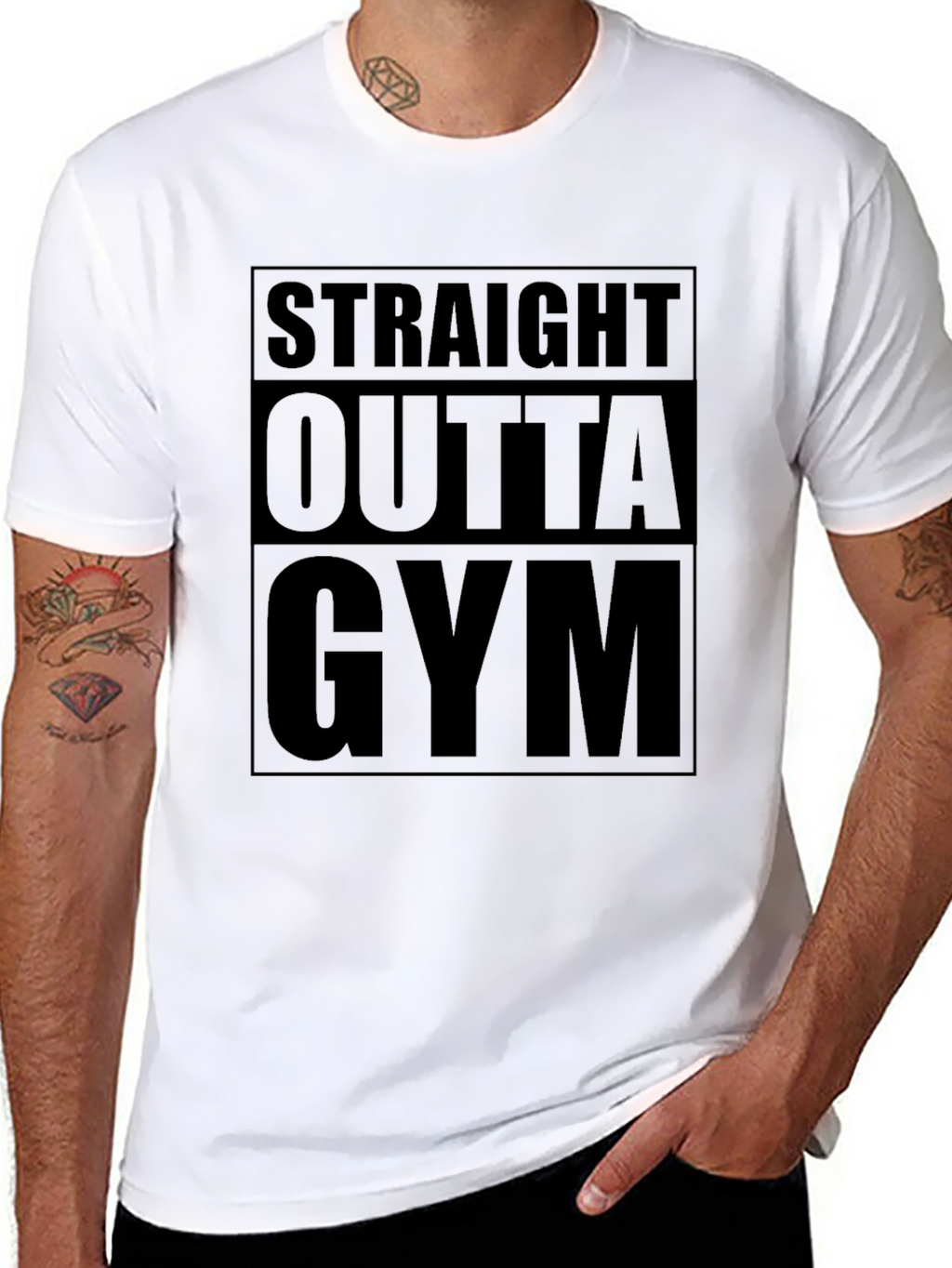 Straight Outta Gym - Mens Graphic Tee