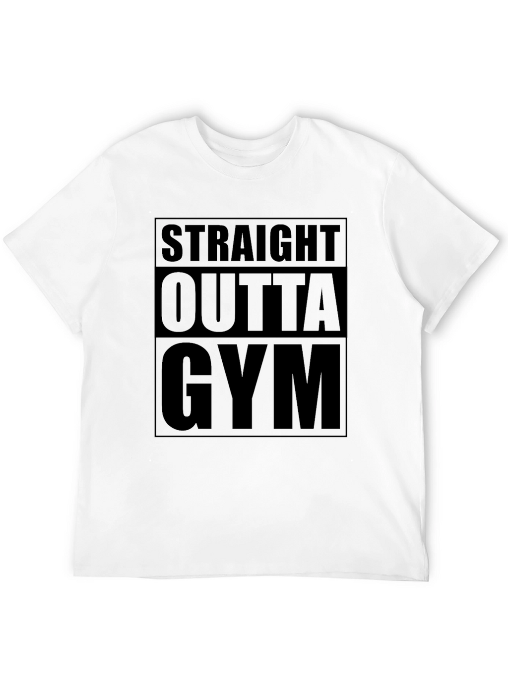 Straight Outta Gym - Mens Graphic Tee