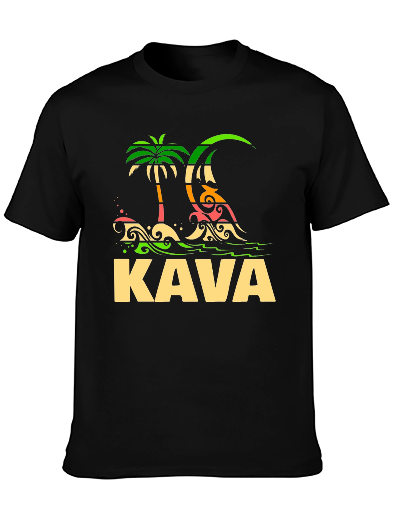 Tropical Kava T-Shirt - Island Vibes