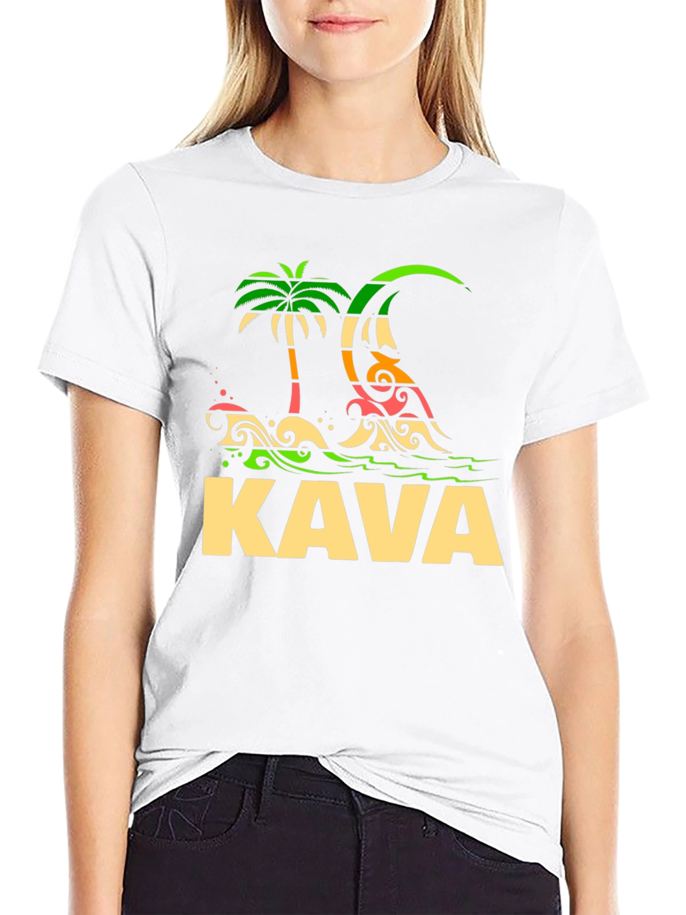 Tropical Kava T-Shirt - Island Vibes