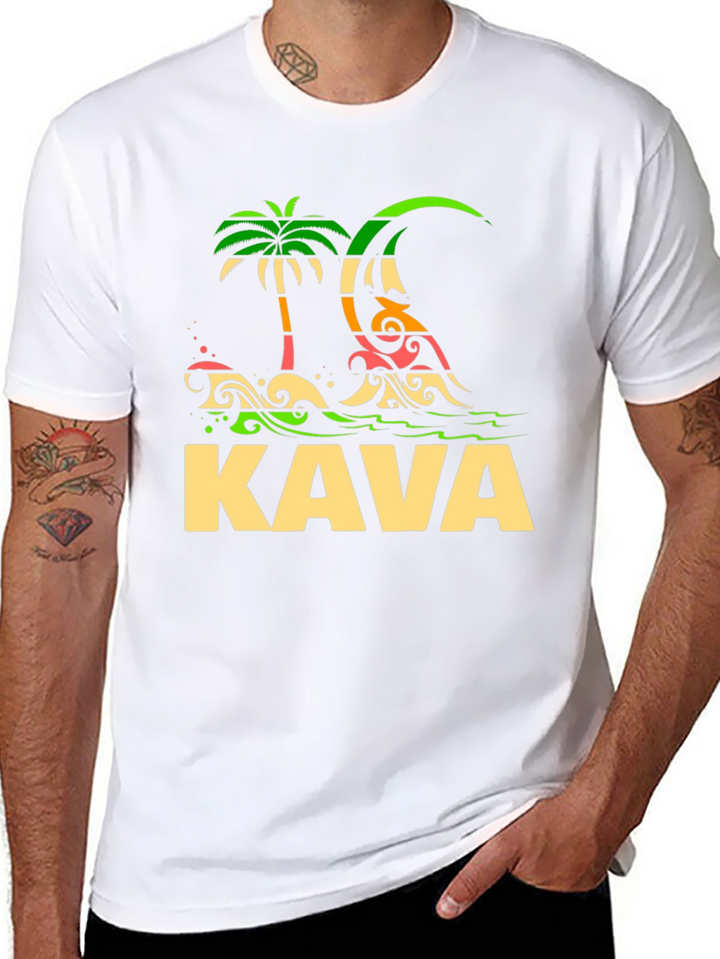 Tropical Kava T-Shirt - Island Vibes