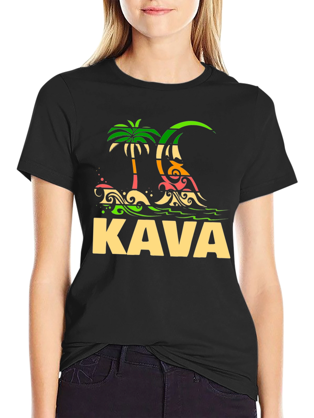 Tropical Kava T-Shirt - Island Vibes