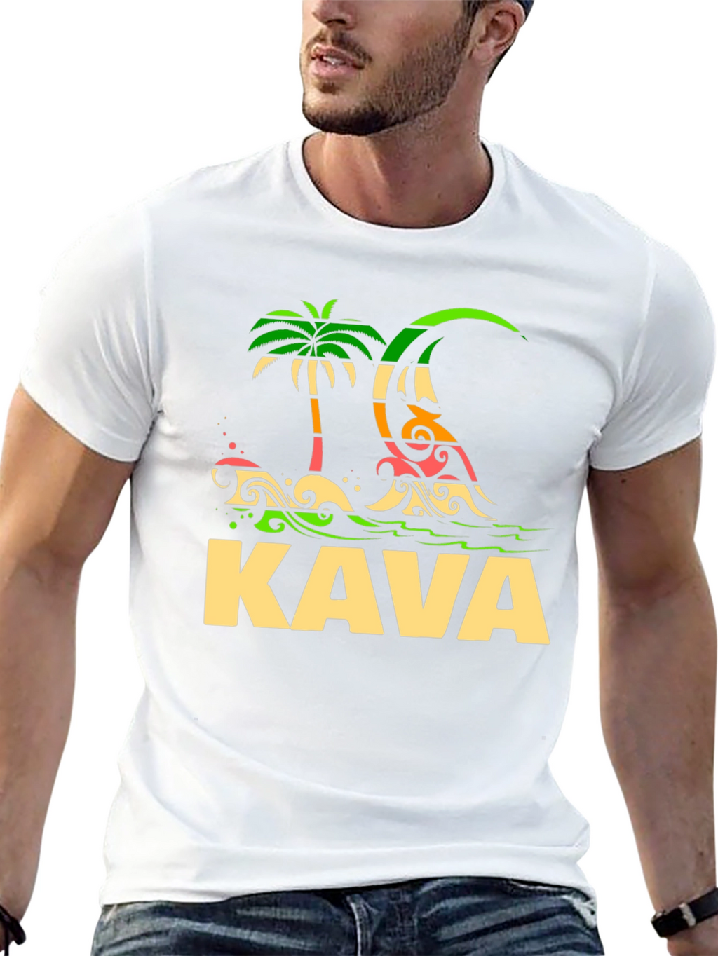 Tropical Kava T-Shirt - Island Vibes