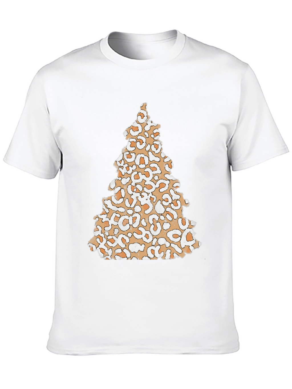 Leopard Print Christmas Tree T-Shirt