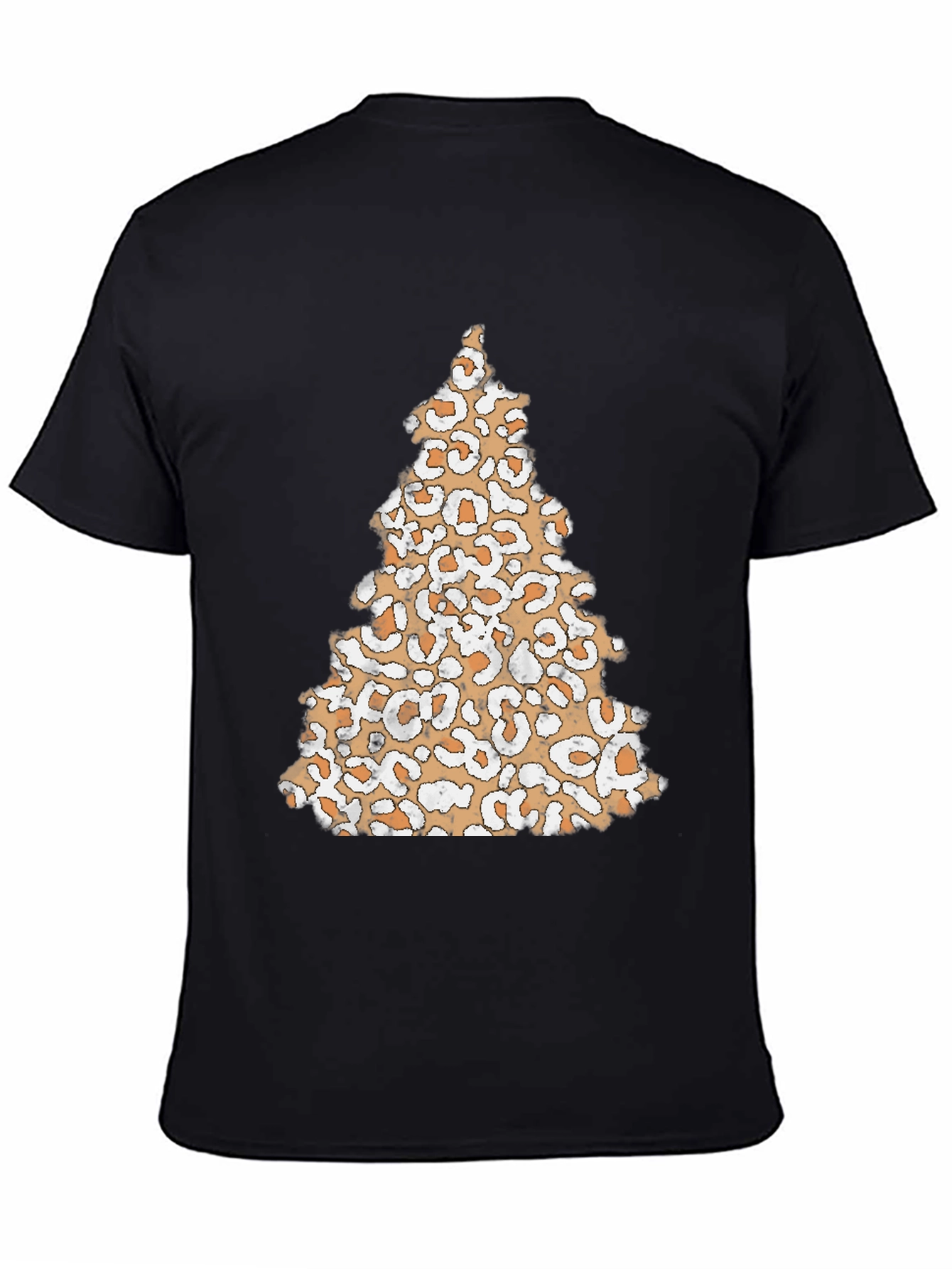 Leopard Print Christmas Tree T-Shirt