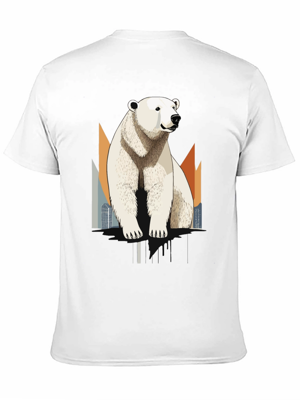 Polar Bear Graphic T-Shirt - Cool Animal Tee