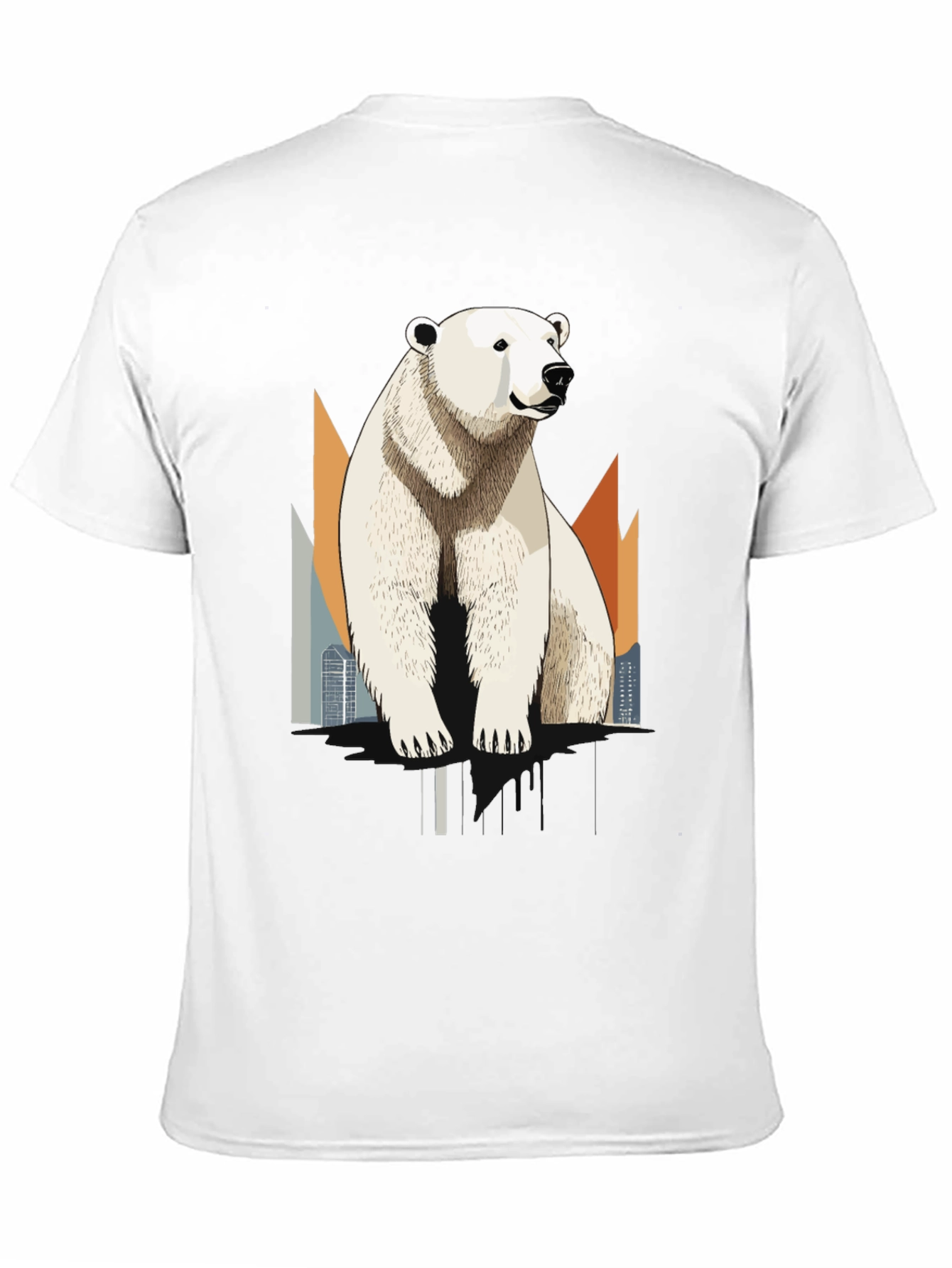 Polar Bear Graphic T-Shirt - Cool Animal Tee