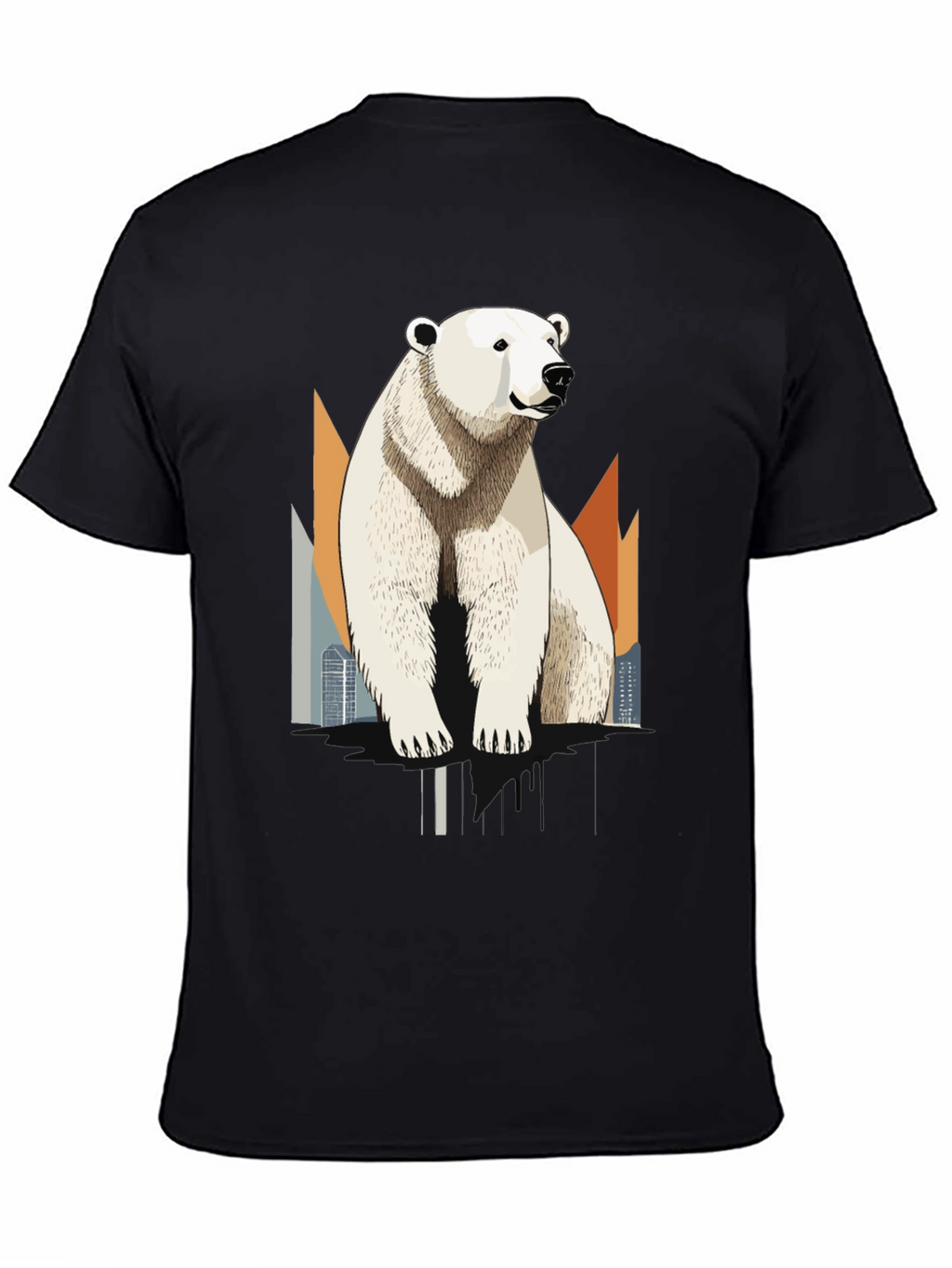 Polar Bear Graphic T-Shirt - Cool Animal Tee
