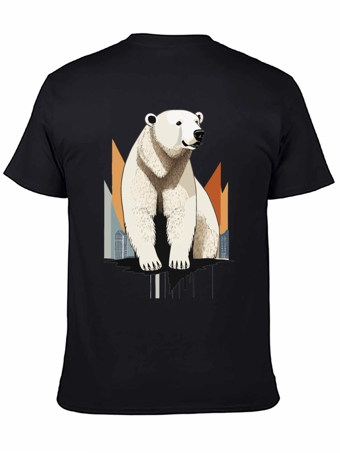 Polar Bear Graphic T-Shirt - Cool Animal Tee