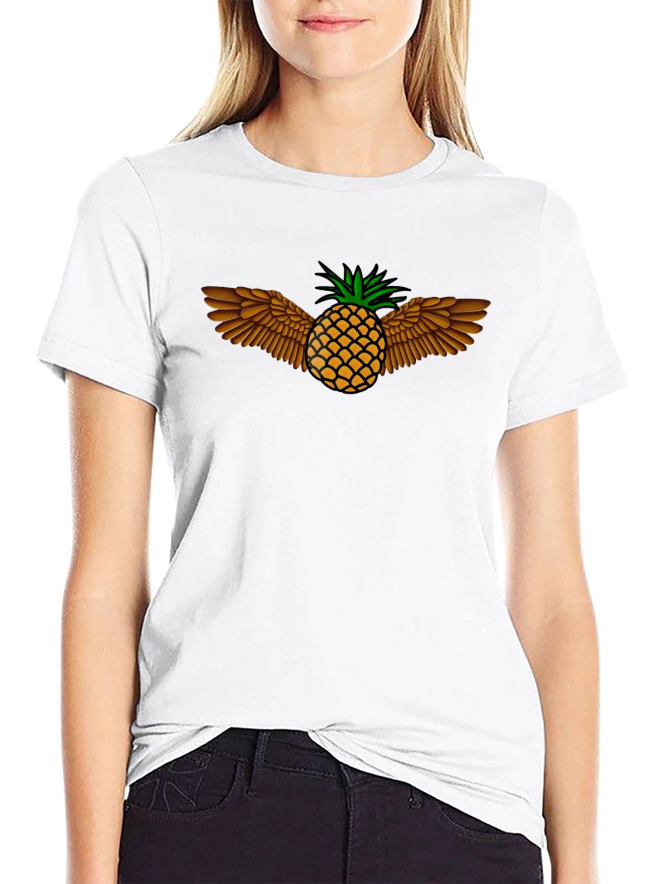 Winged Pineapple Graphic Tee