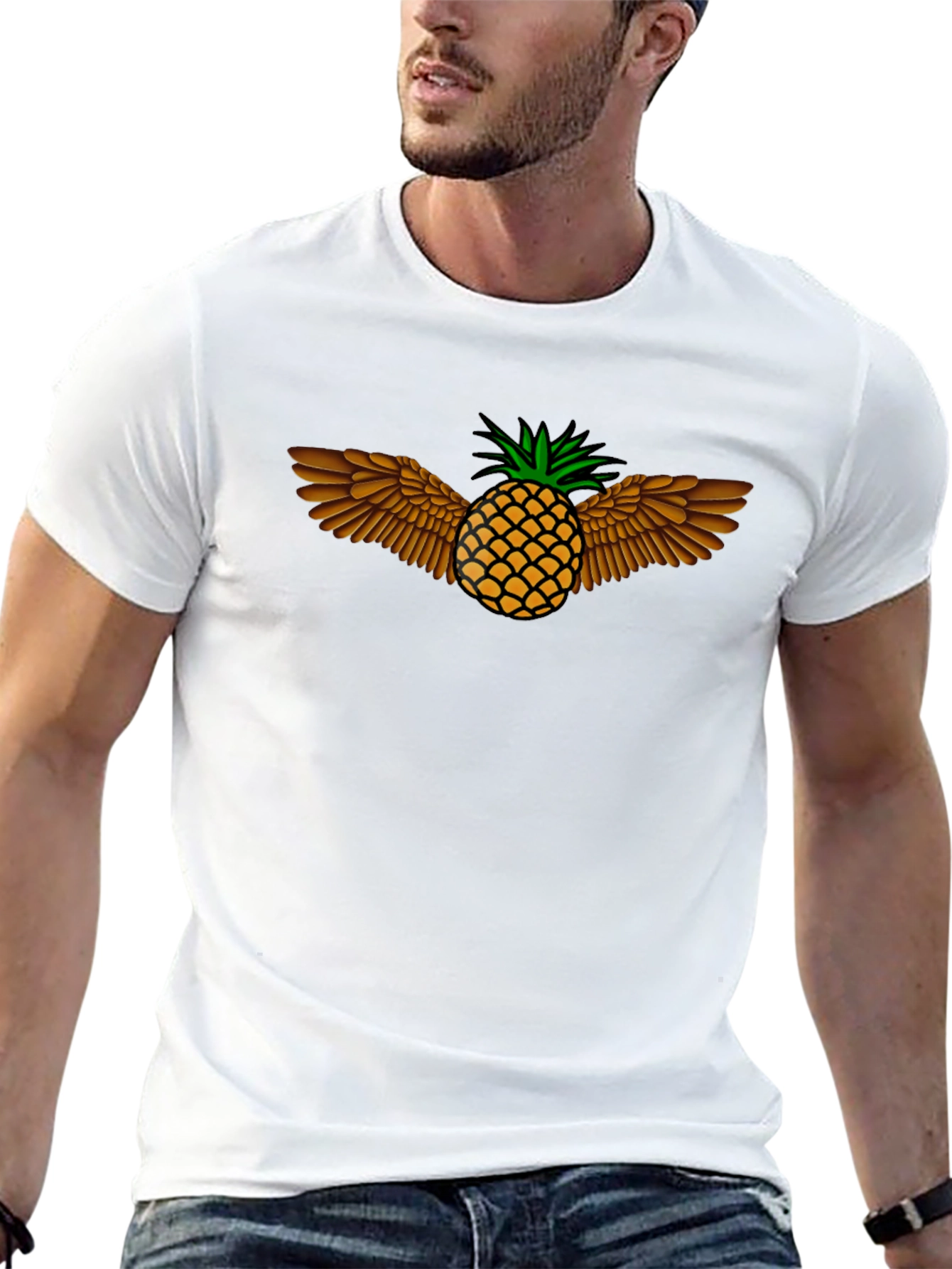 Winged Pineapple Graphic Tee