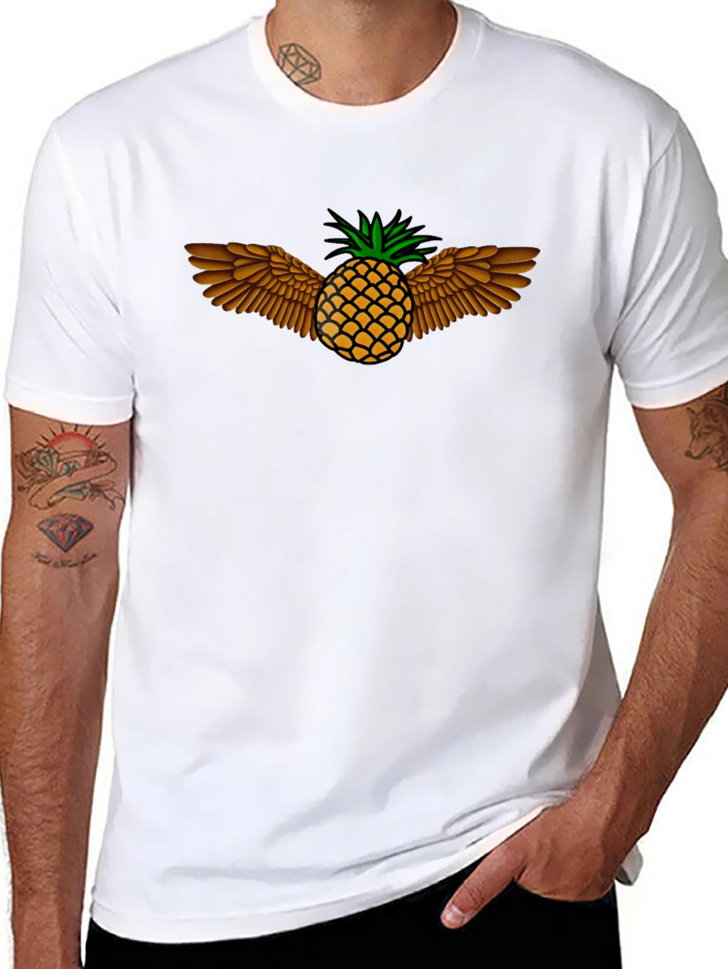 Winged Pineapple Graphic Tee