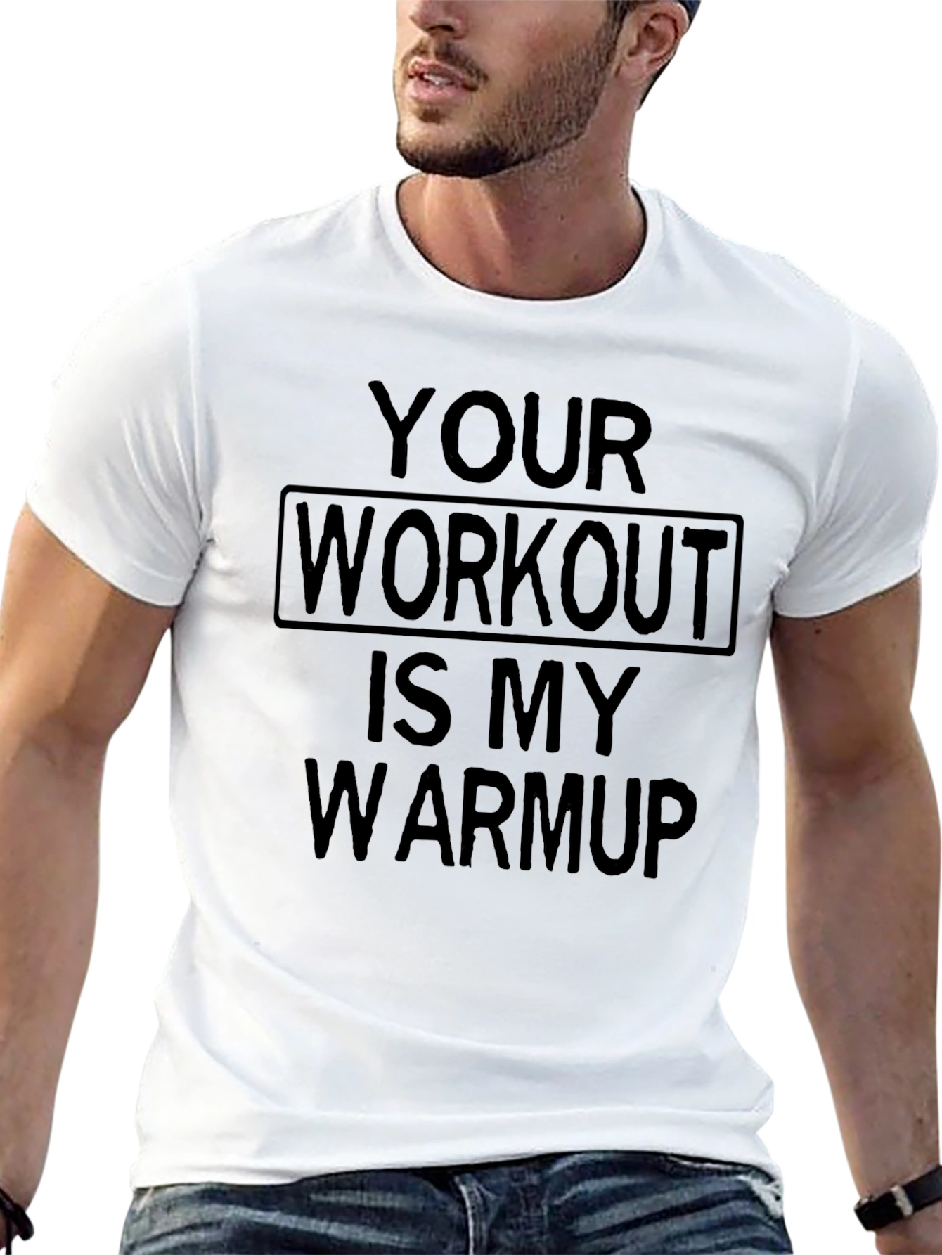 Workout Warmup T-Shirt - Gym Motivation Apparel