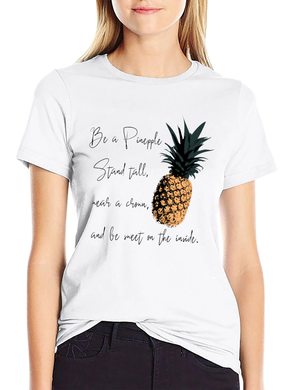 Be a Pineapple Graphic T-Shirt
