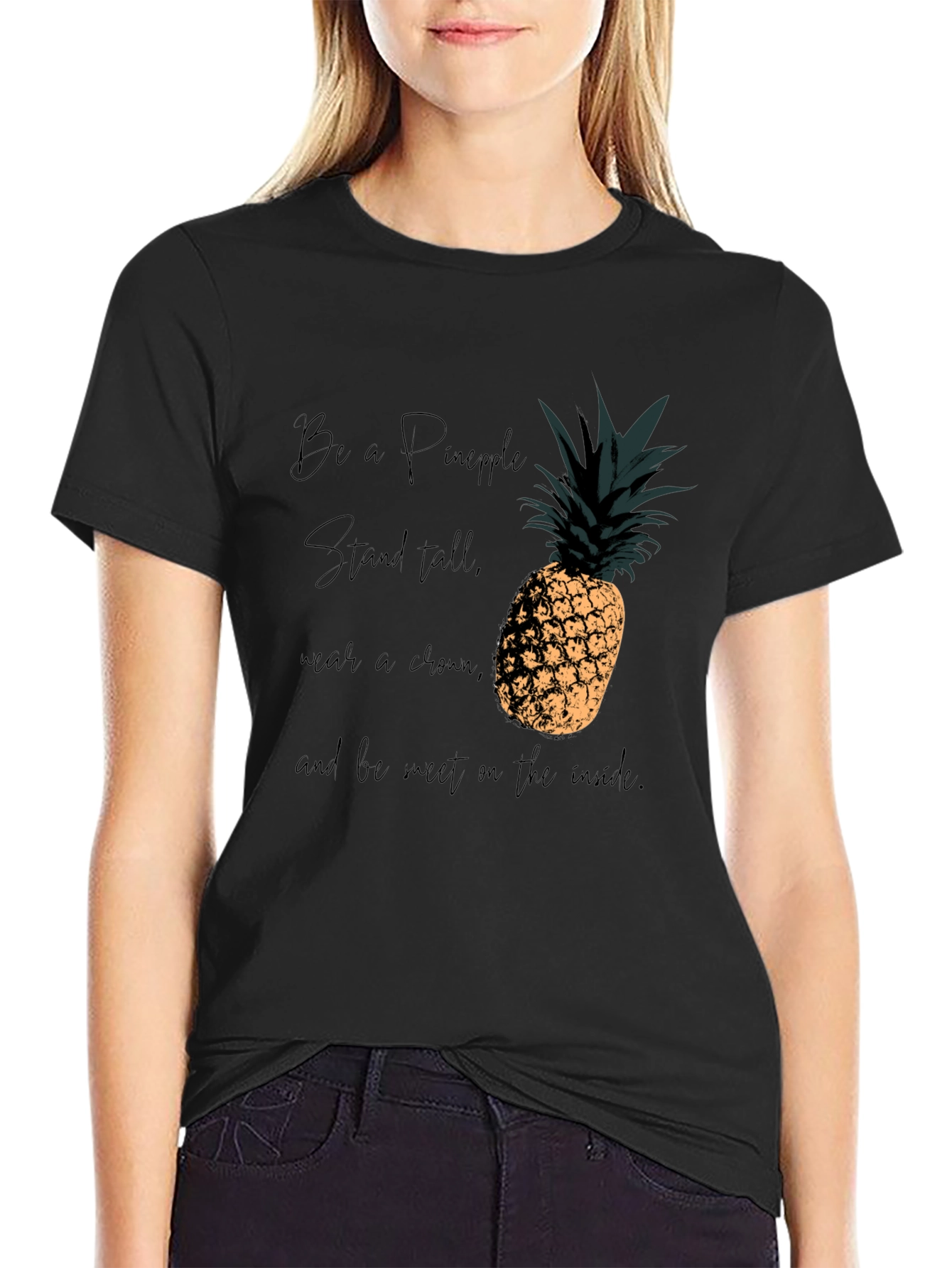 Be a Pineapple Graphic T-Shirt