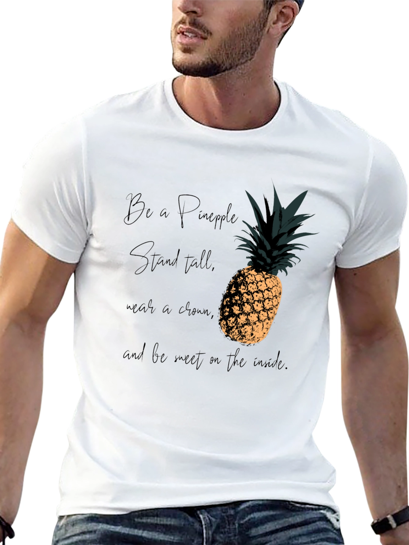 Be a Pineapple Graphic T-Shirt