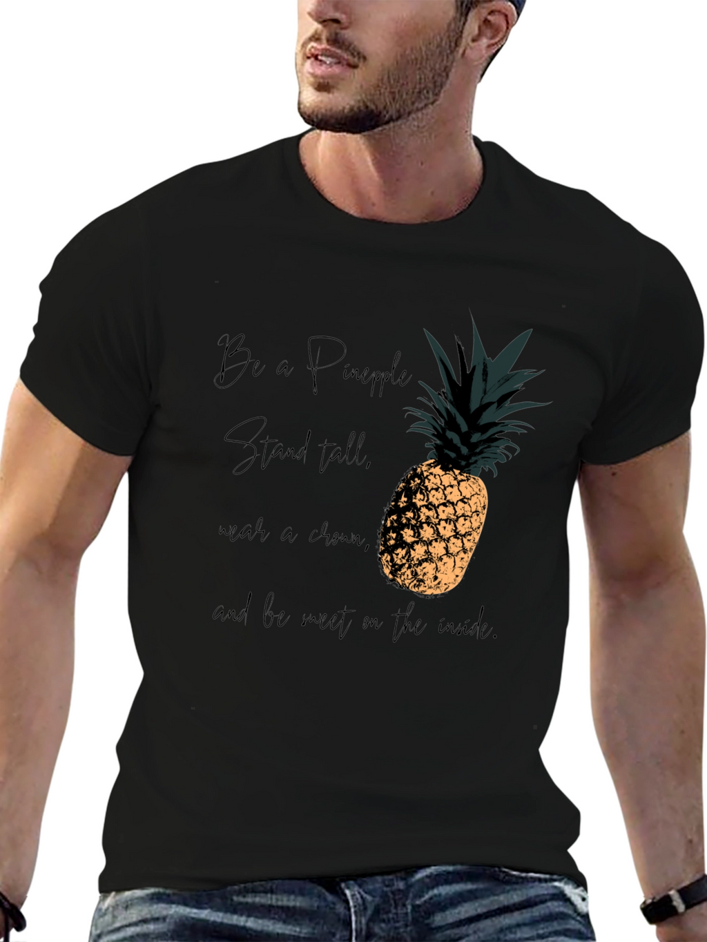 Be a Pineapple Graphic T-Shirt
