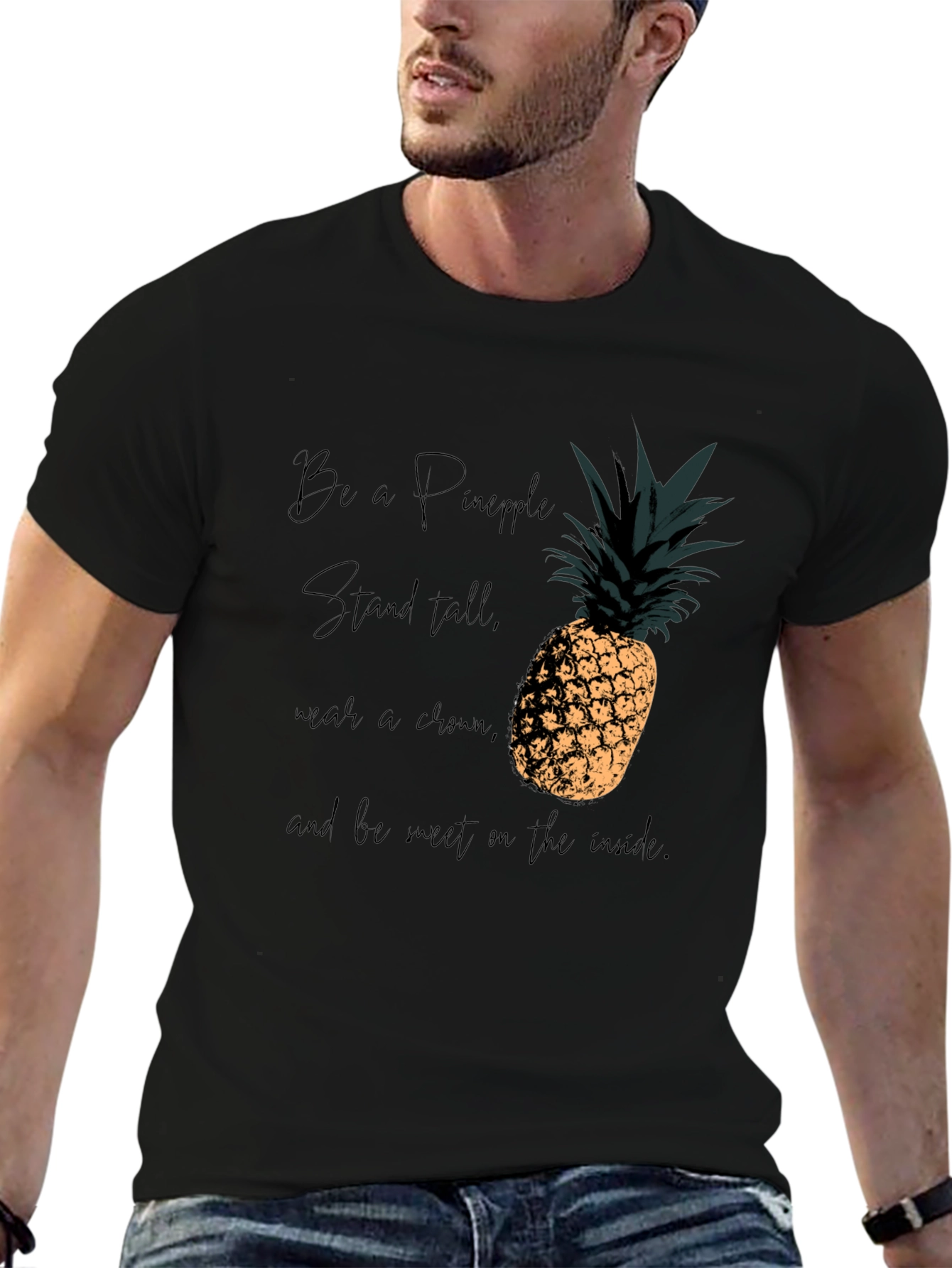 Be a Pineapple Graphic T-Shirt